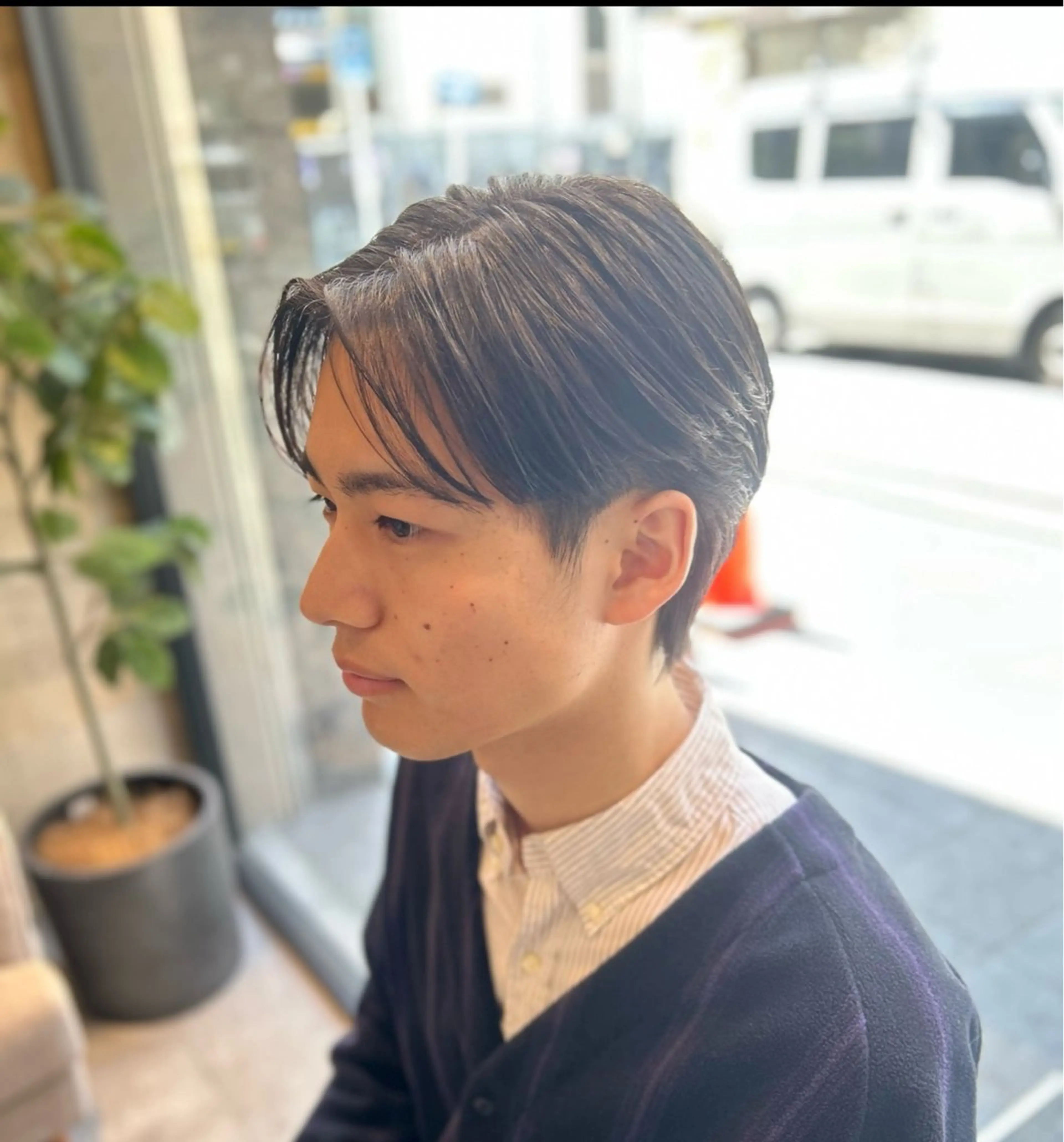 メンズ センターパート カット 🍎メンズcut/ 🐱airaのヘアスタイル