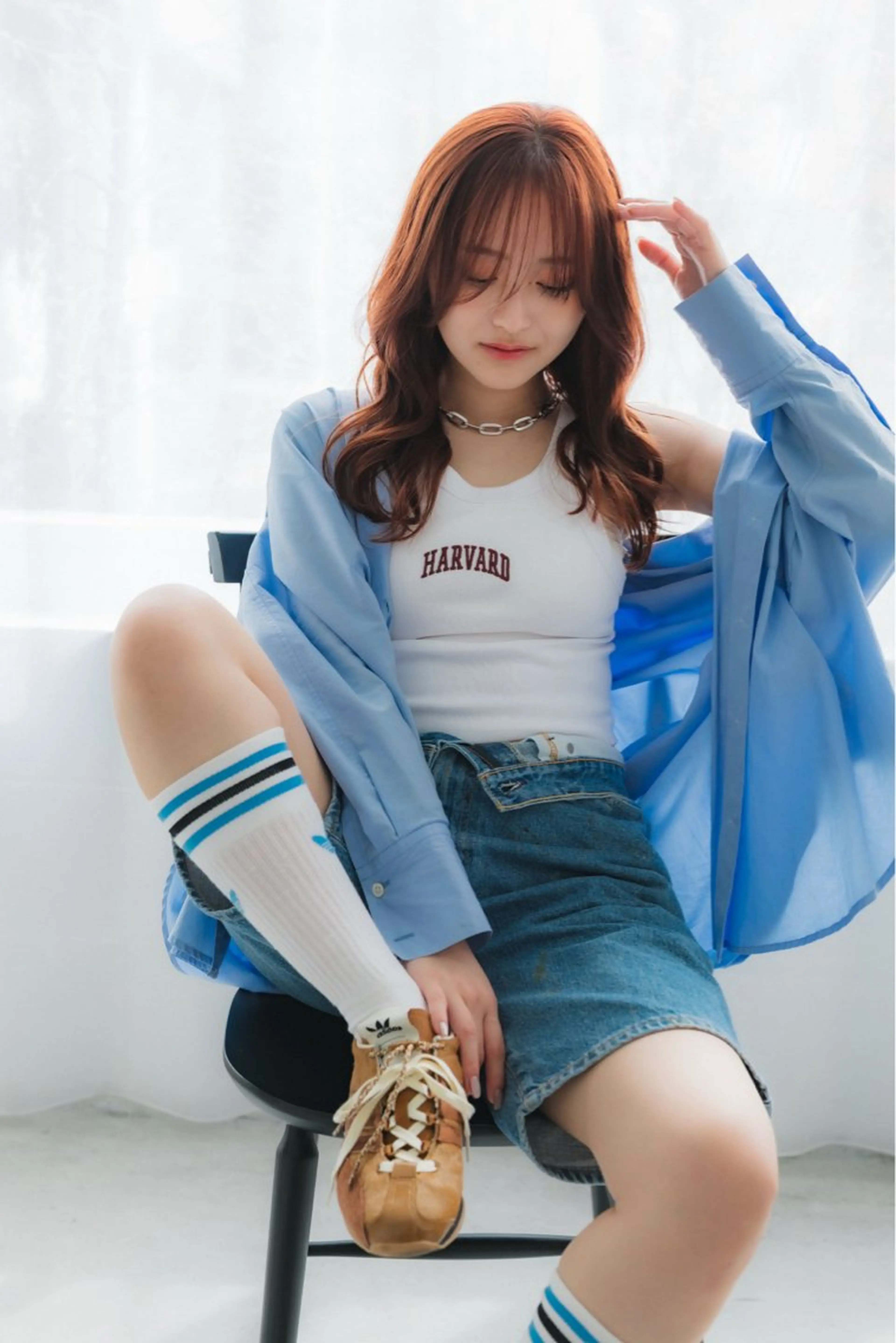 【レディース】前髪カット+前髪縮毛矯正の写真