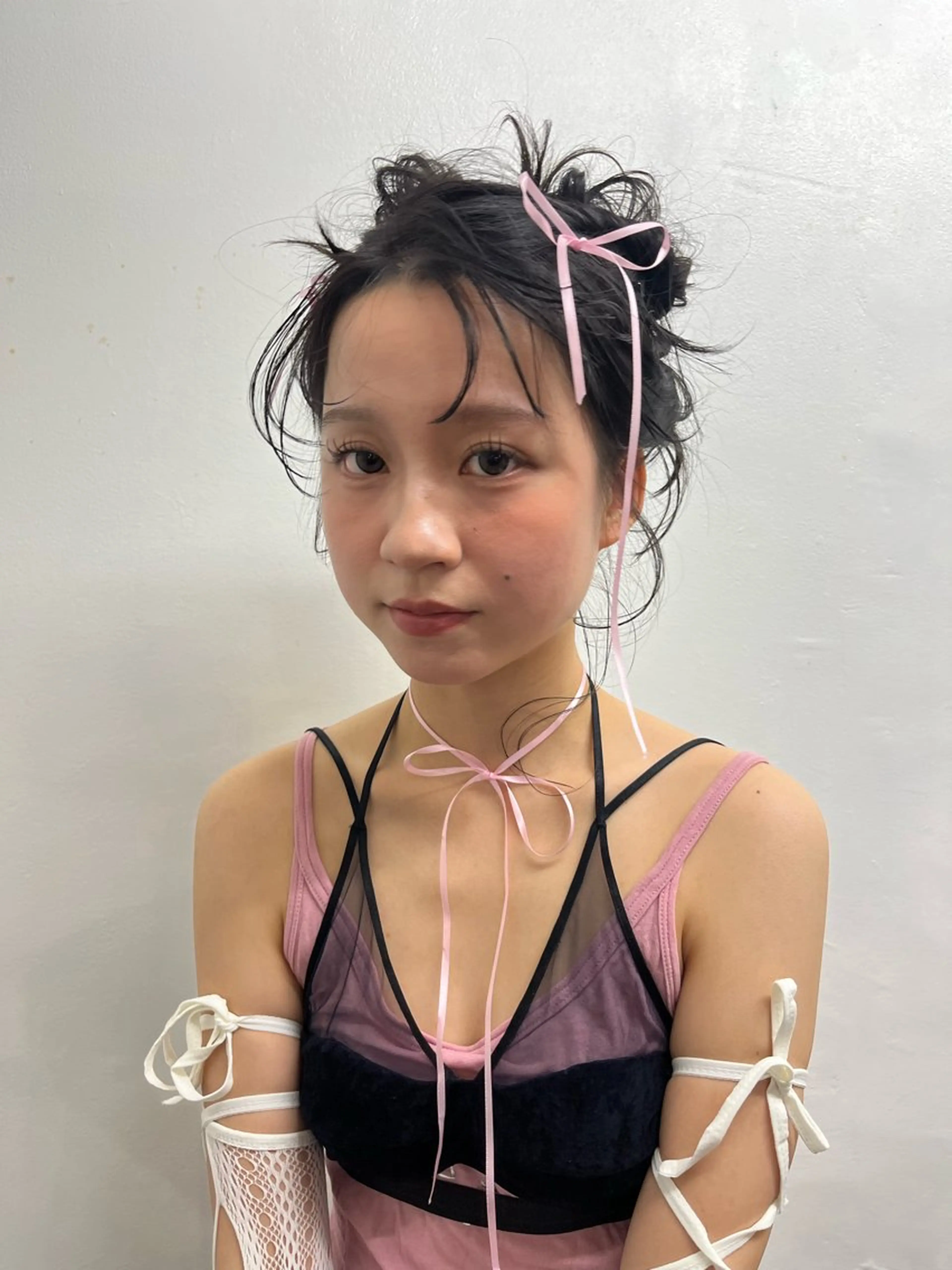 セミロング 入学式 卒業式のヘアスタイル ヘアセット 似合わせパーマ/ 山本銀次郎のヘアスタイル