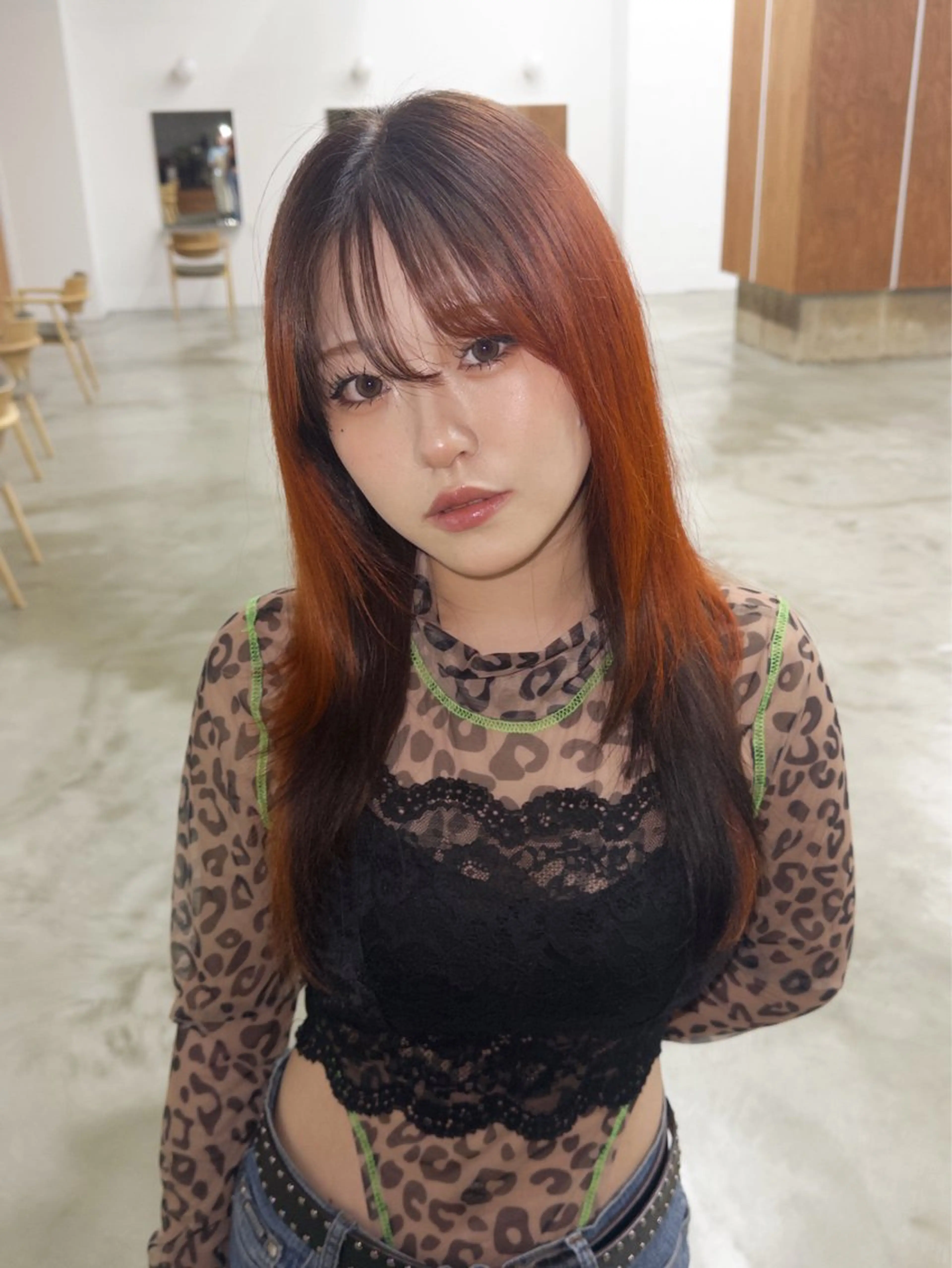 ロング カラー デザインカラー 【sica】 nanaのヘアスタイル