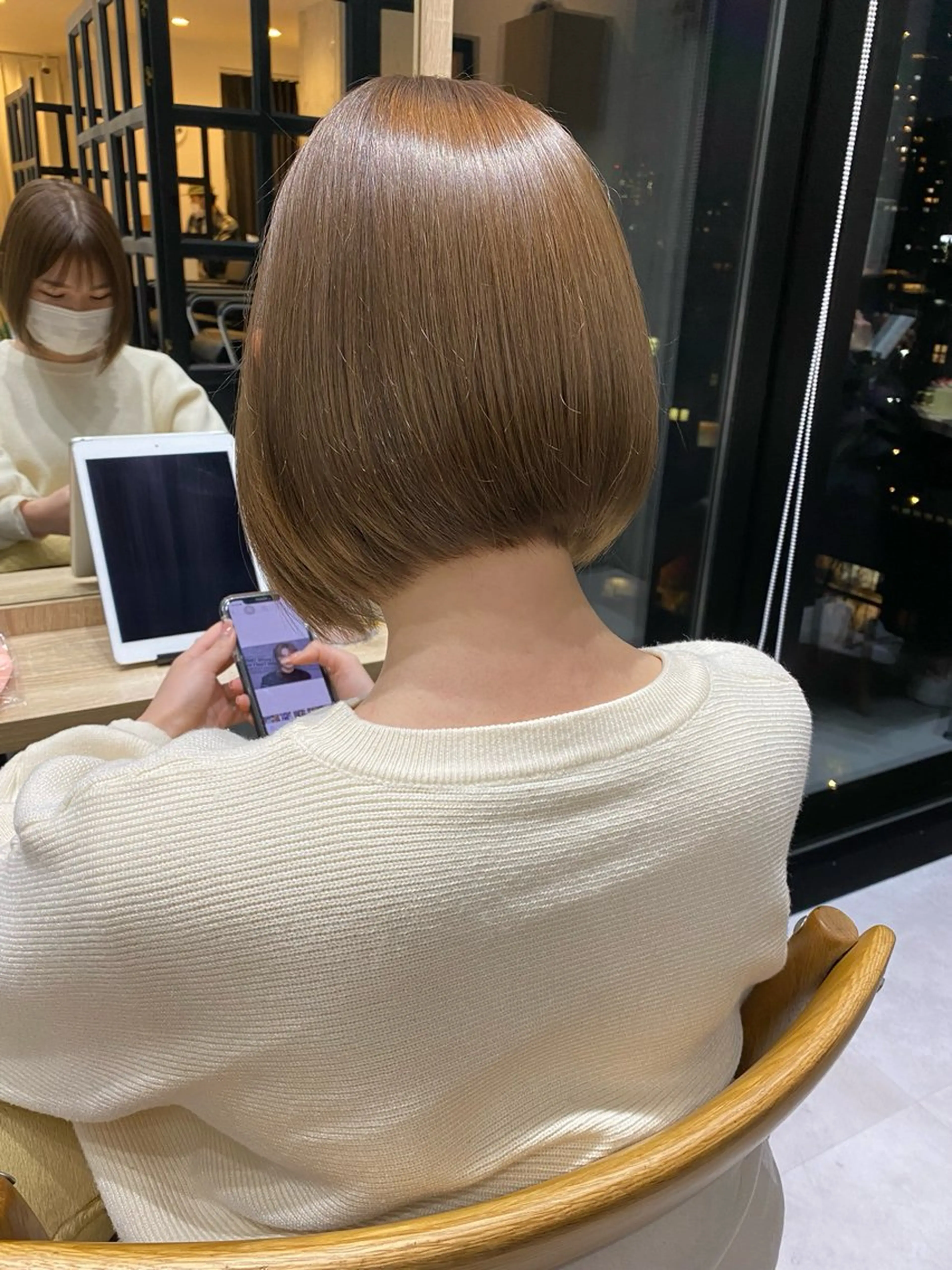 カラー ベージュカラー ブリーチ ハイライトカラー ハイトーンカラー インナーカラー ショート職人 美容師【KENTA】のヘアスタイル