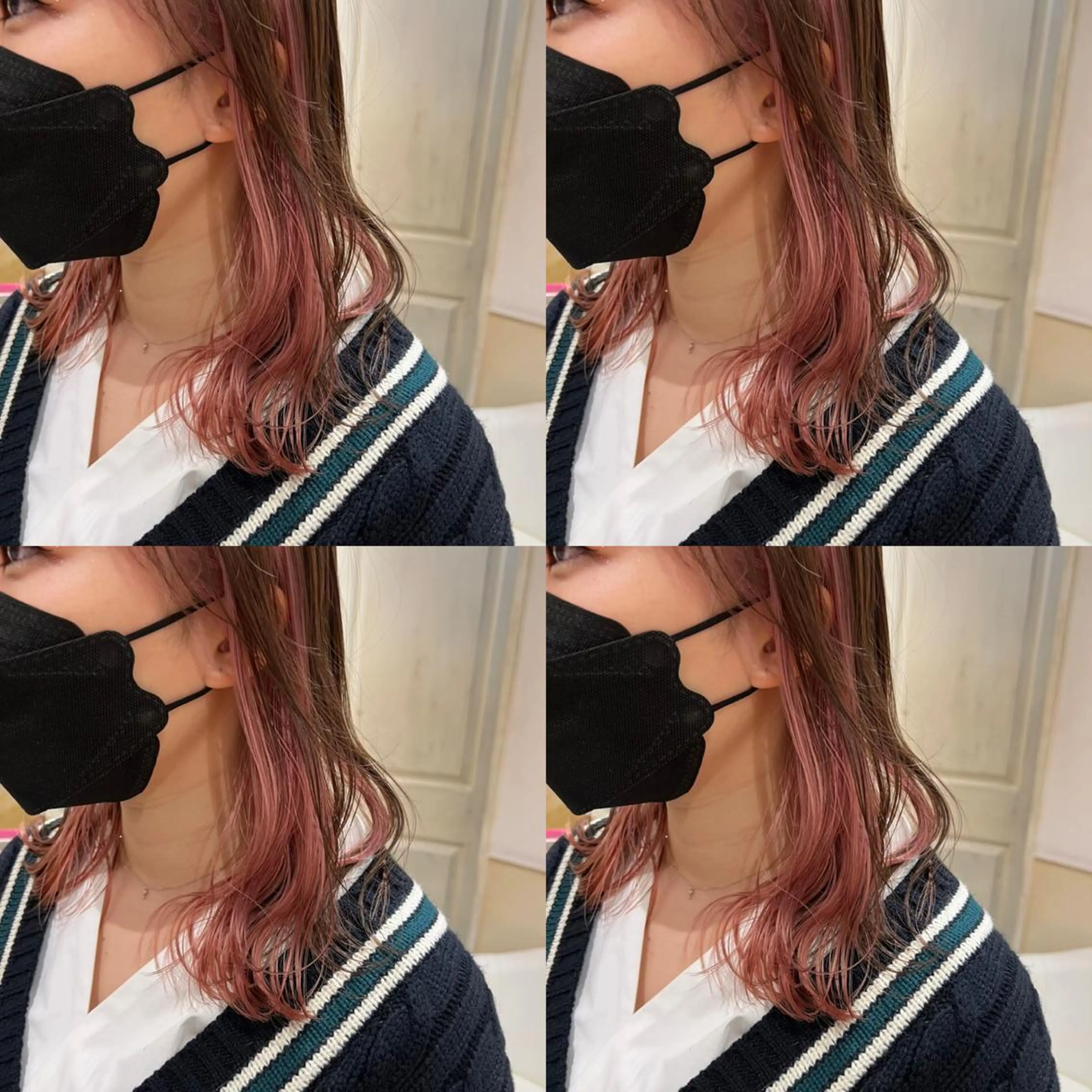 ミディアム カラー ヘアアレンジ 💎韓国レイヤー ×エクステゆうま💎のヘアスタイル