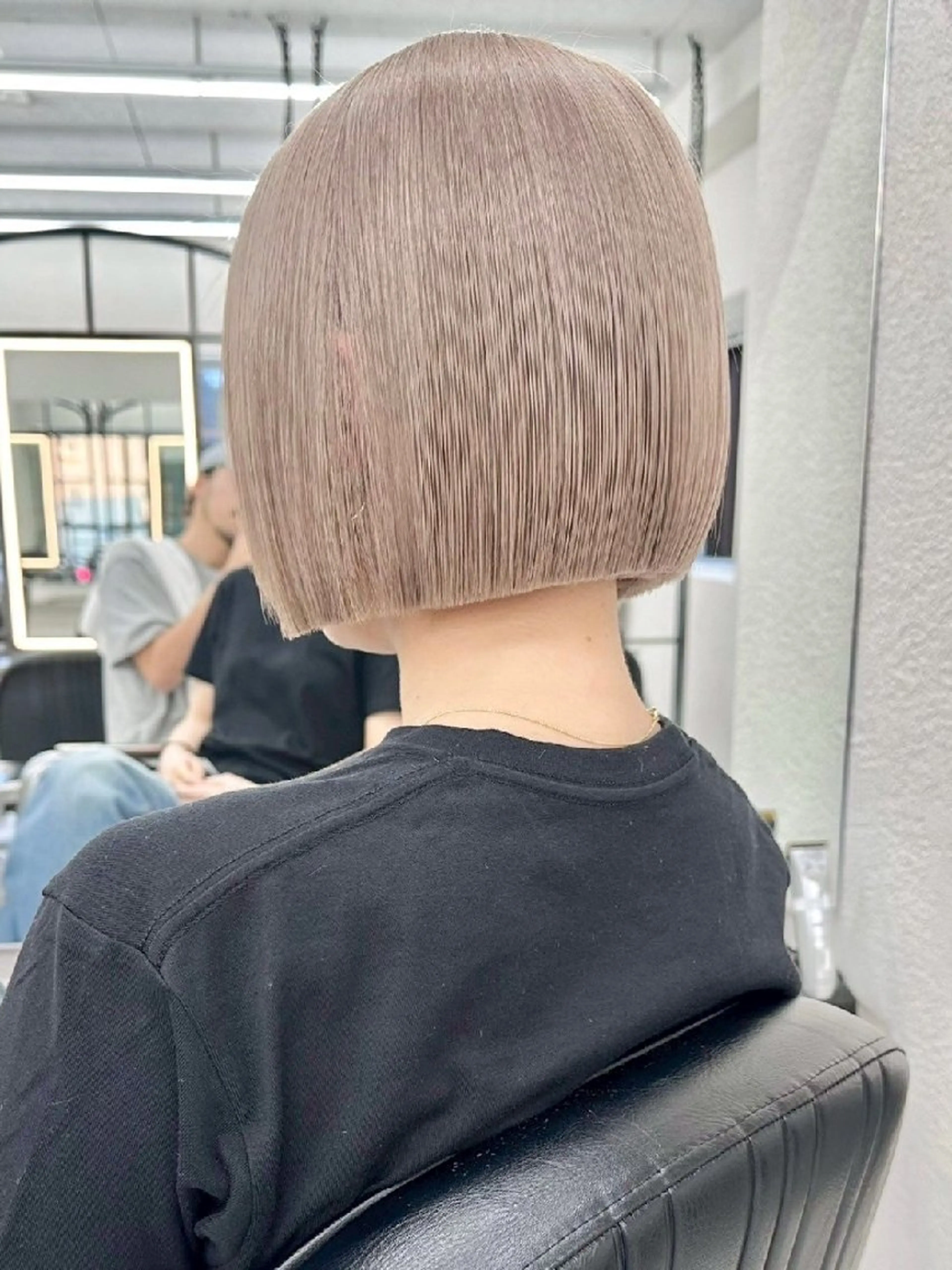 ミディアム カラー ベージュカラー ミルクティーベージュ ヘアカラー ケアブリーチ特化 same 🦈のヘアスタイル