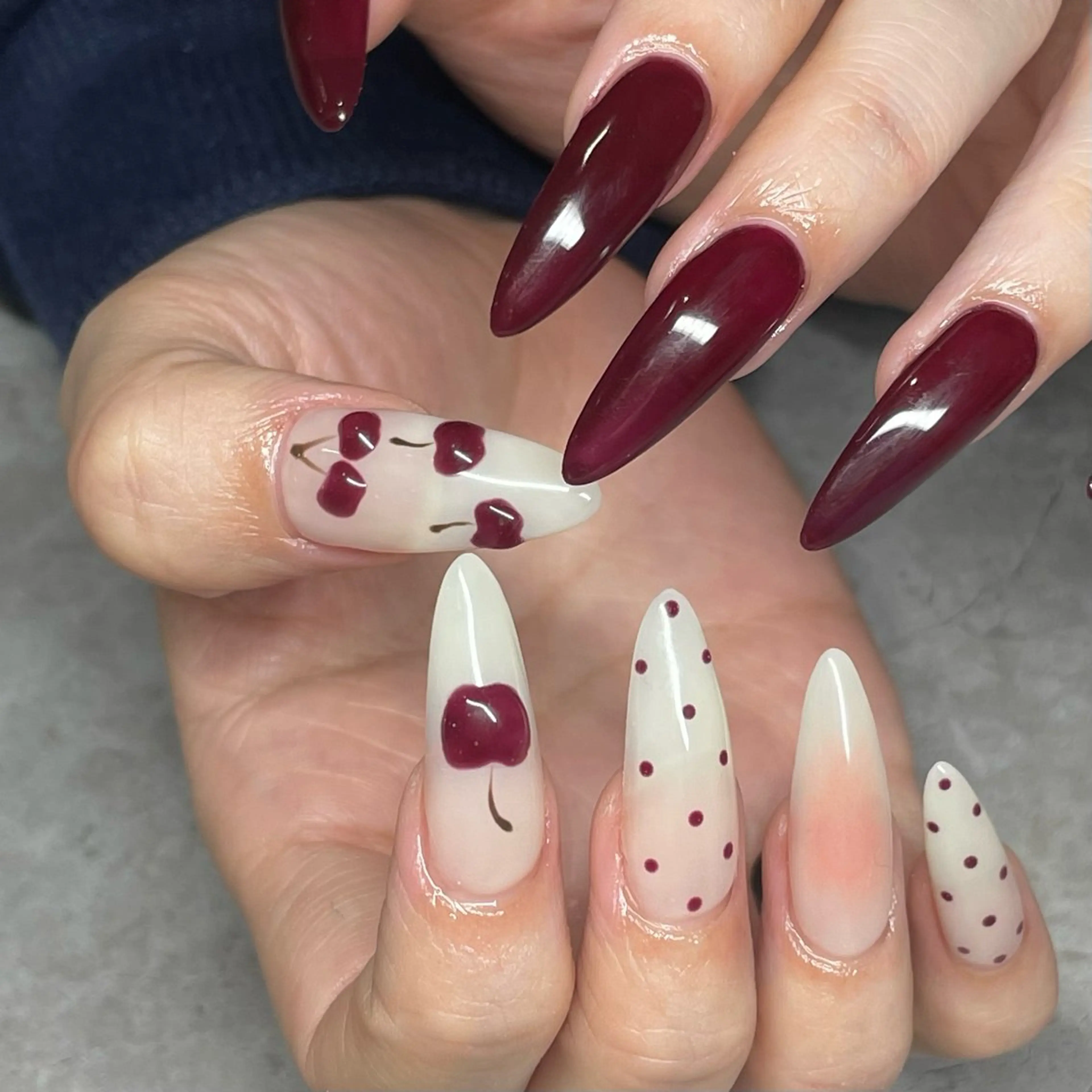 ネイル ハンドネイル IROHA NAIL Kurumi🪽🫧のネイルデザイン