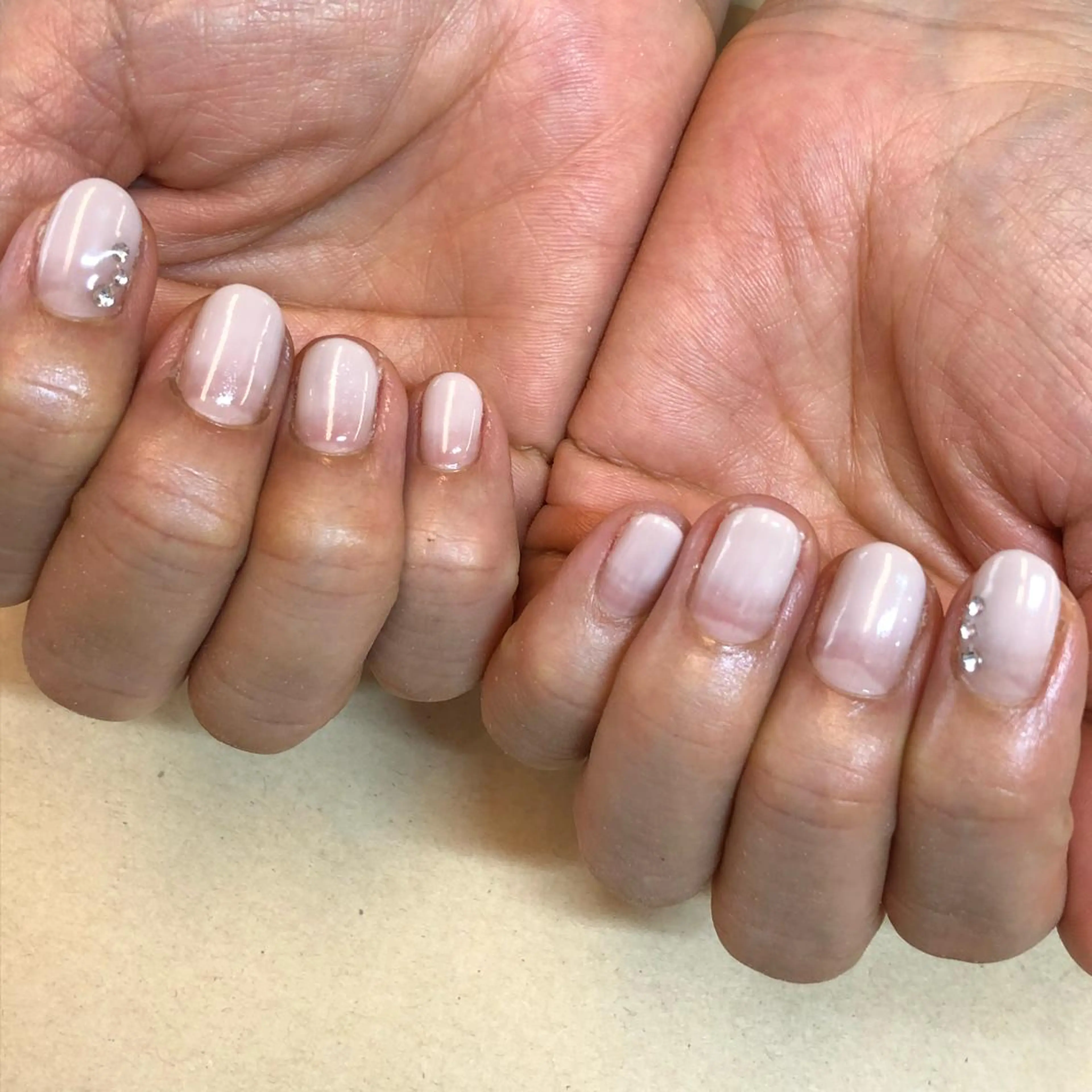 ネイル アートネイル グラデーション シンプルネイル ストーンネイル KIREIE NAILSのネイルデザイン