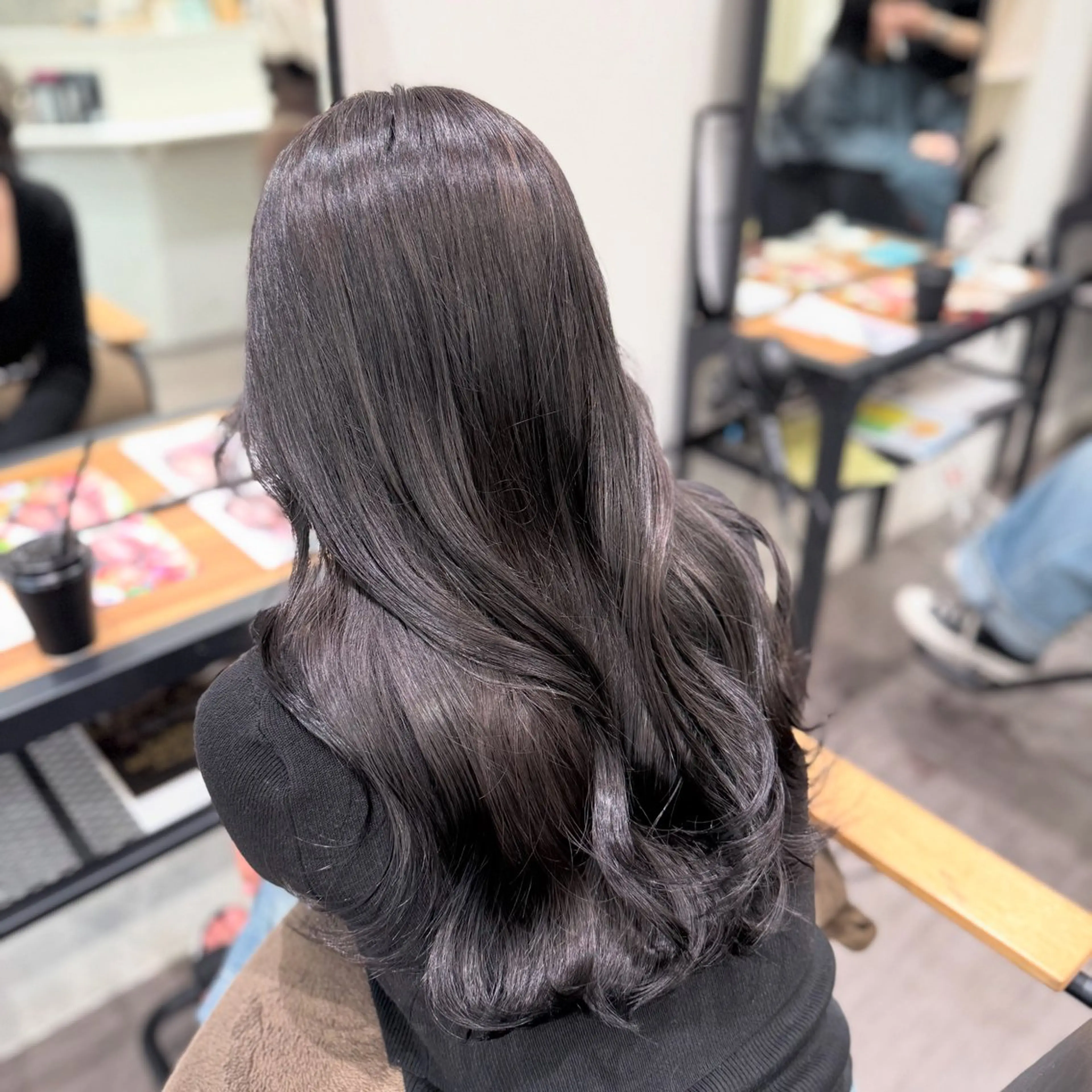 ロング カラー グレージュ ヘアカラー cocotte🫧 絹村 琴美のヘアスタイル