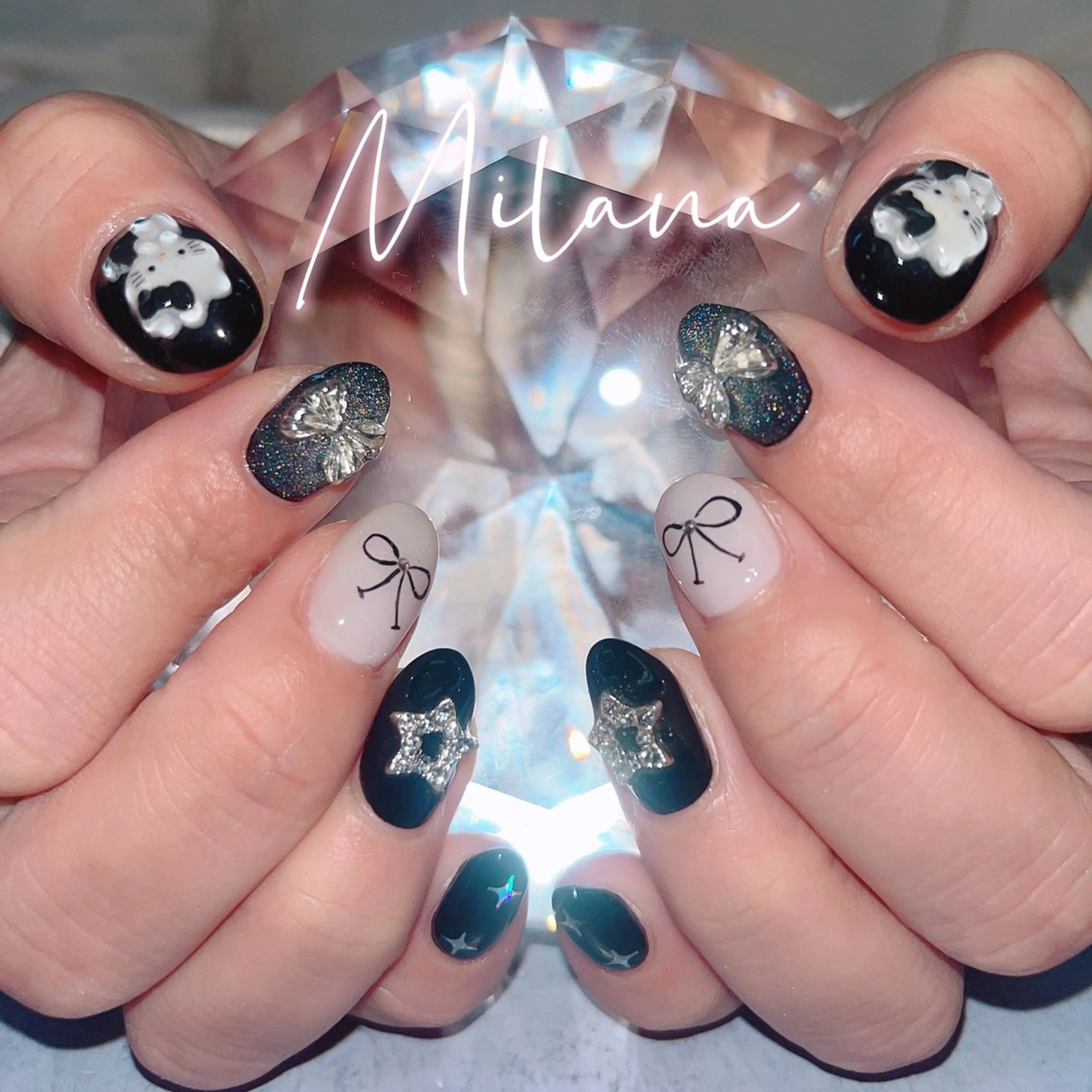 ネイル ハンドネイル Milana 西里のネイルデザイン