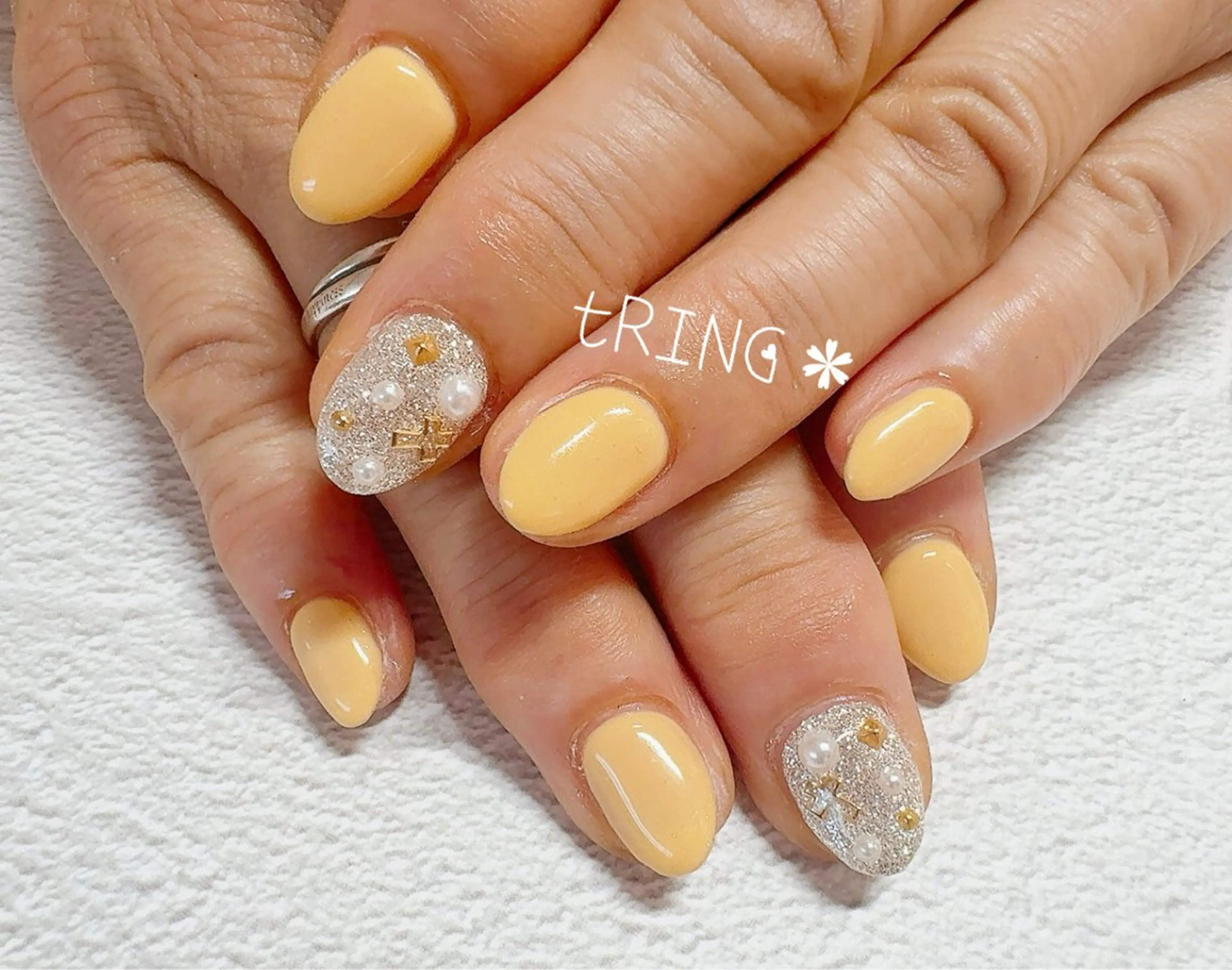 ネイル ハンドネイル tRING＊ しいの木台のネイルデザイン