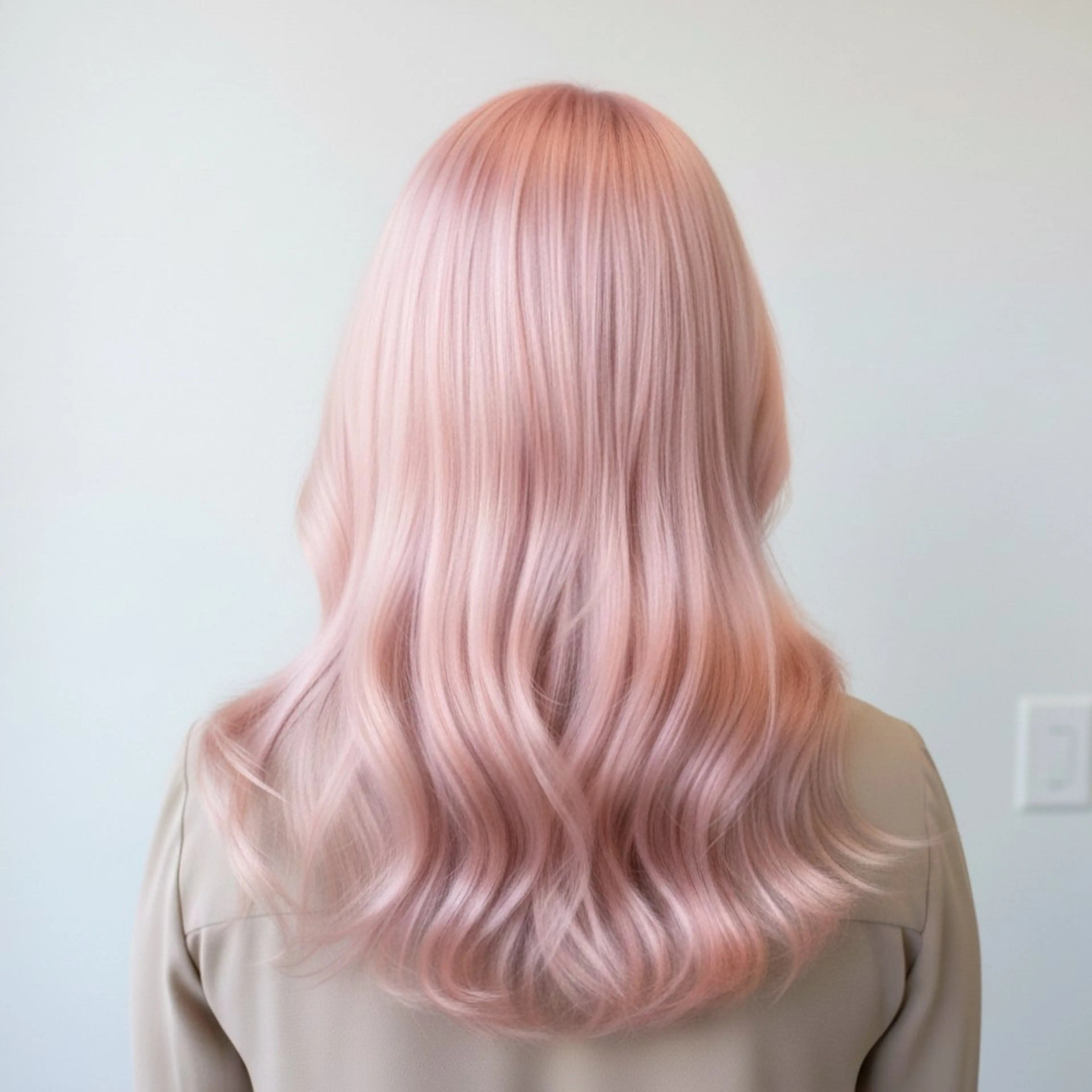 カラー ブリーチ 今岸 寛子のヘアスタイル