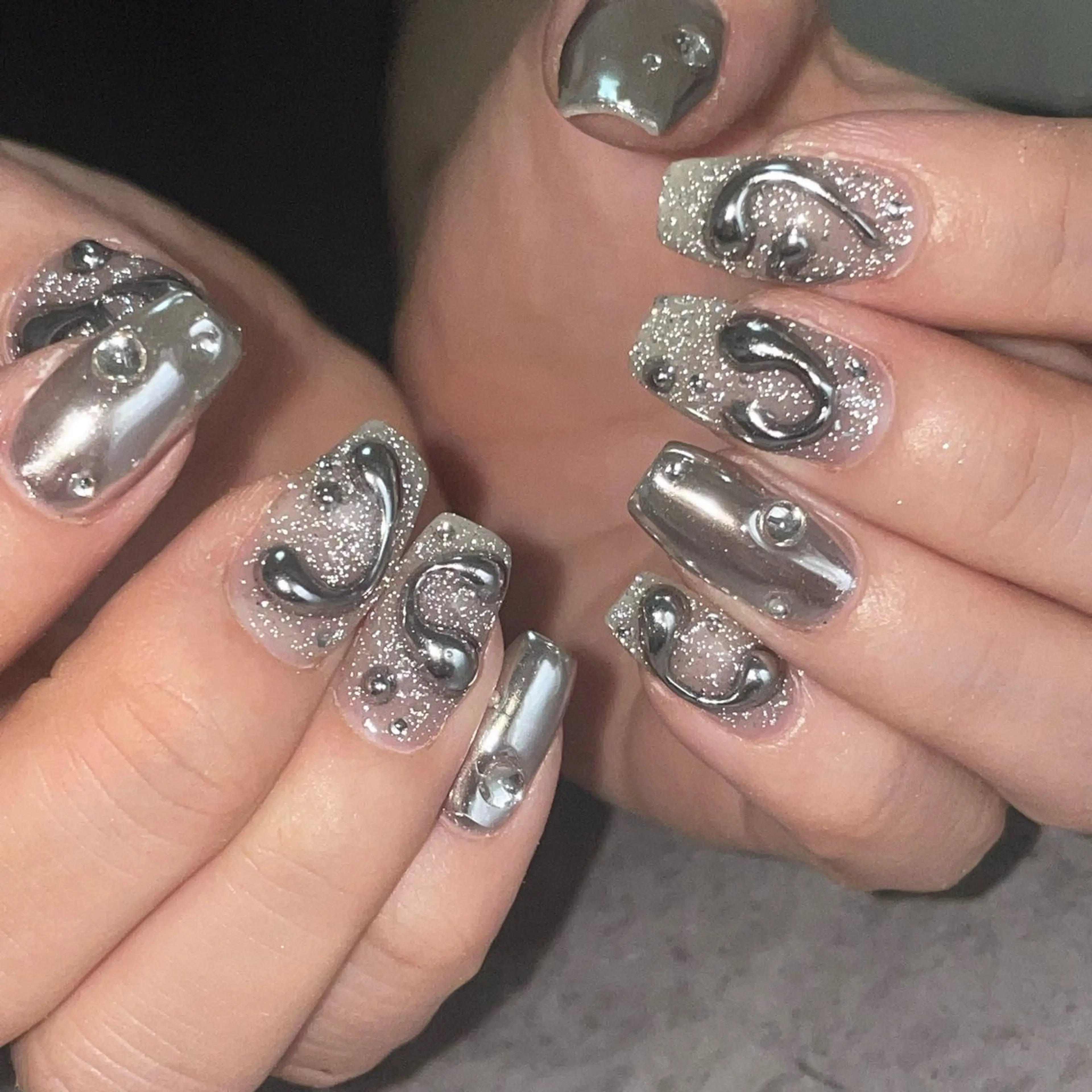 ネイル ハンドネイル YUNA FUKUDAのネイルデザイン