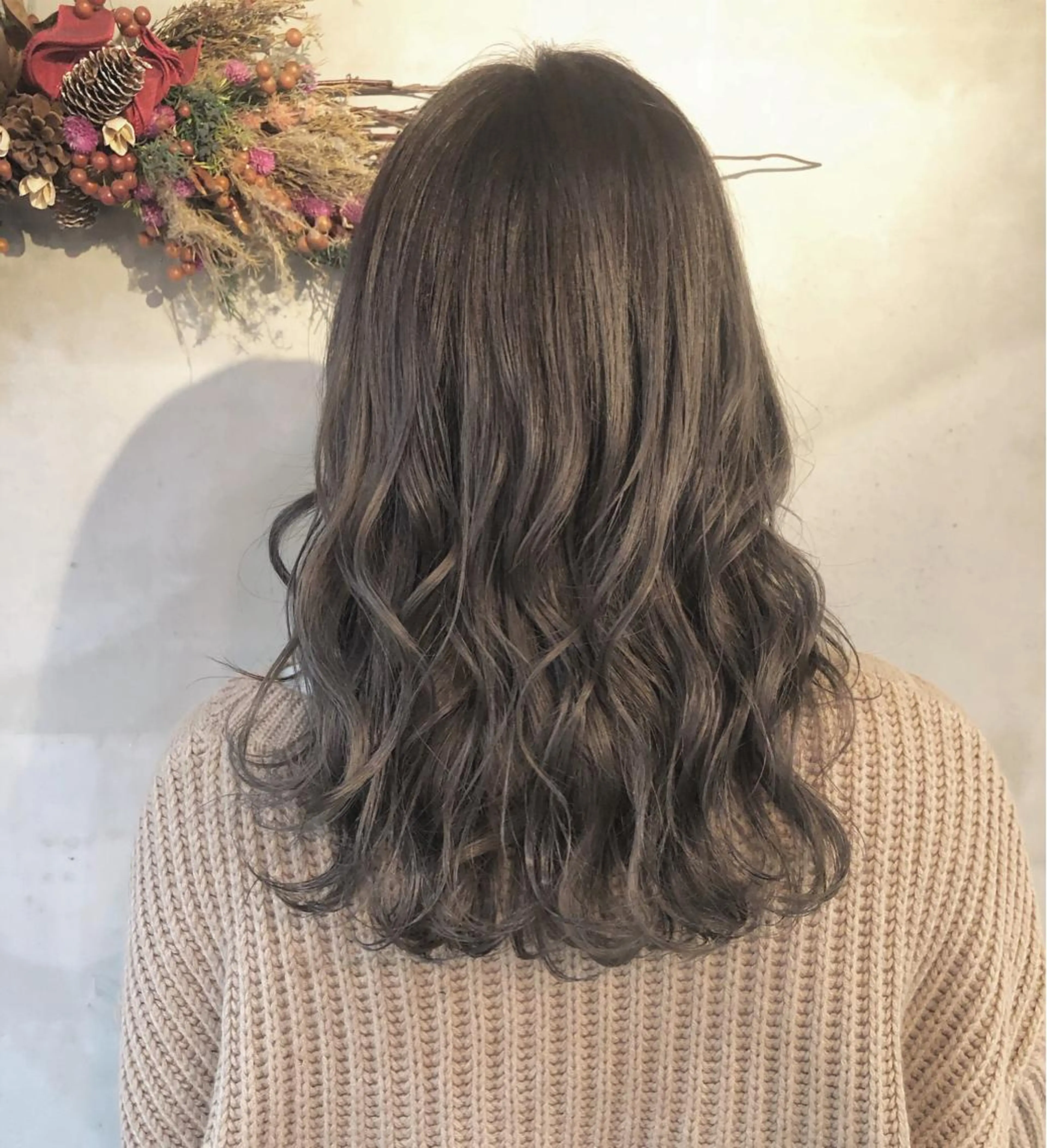 セミロング パーマ sano sayakaのヘアスタイル