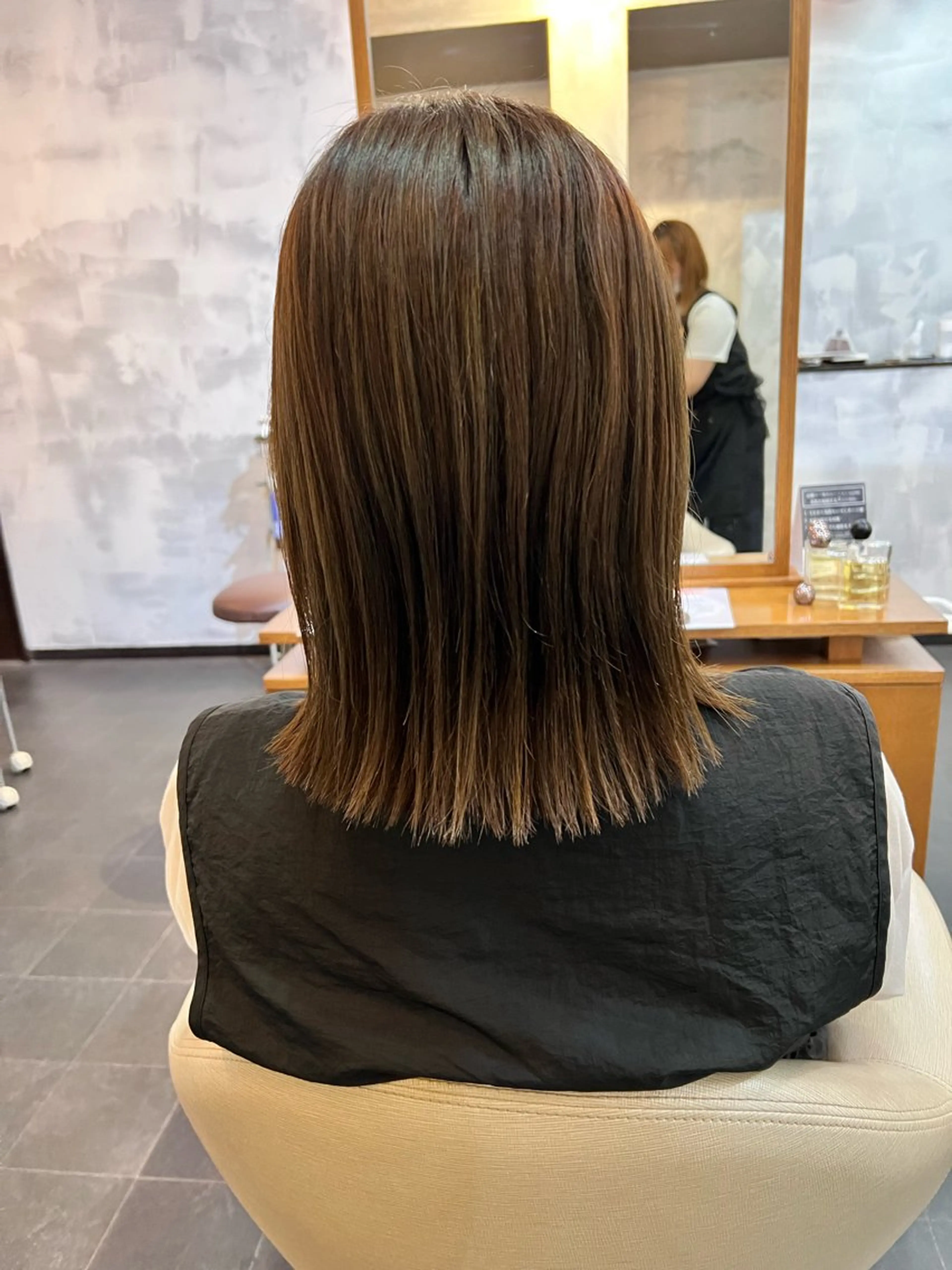 カット+プレミアムカラー(ファッションカラー)orオーガニックカラー(白髪染め)+4ステップトリートメントの写真