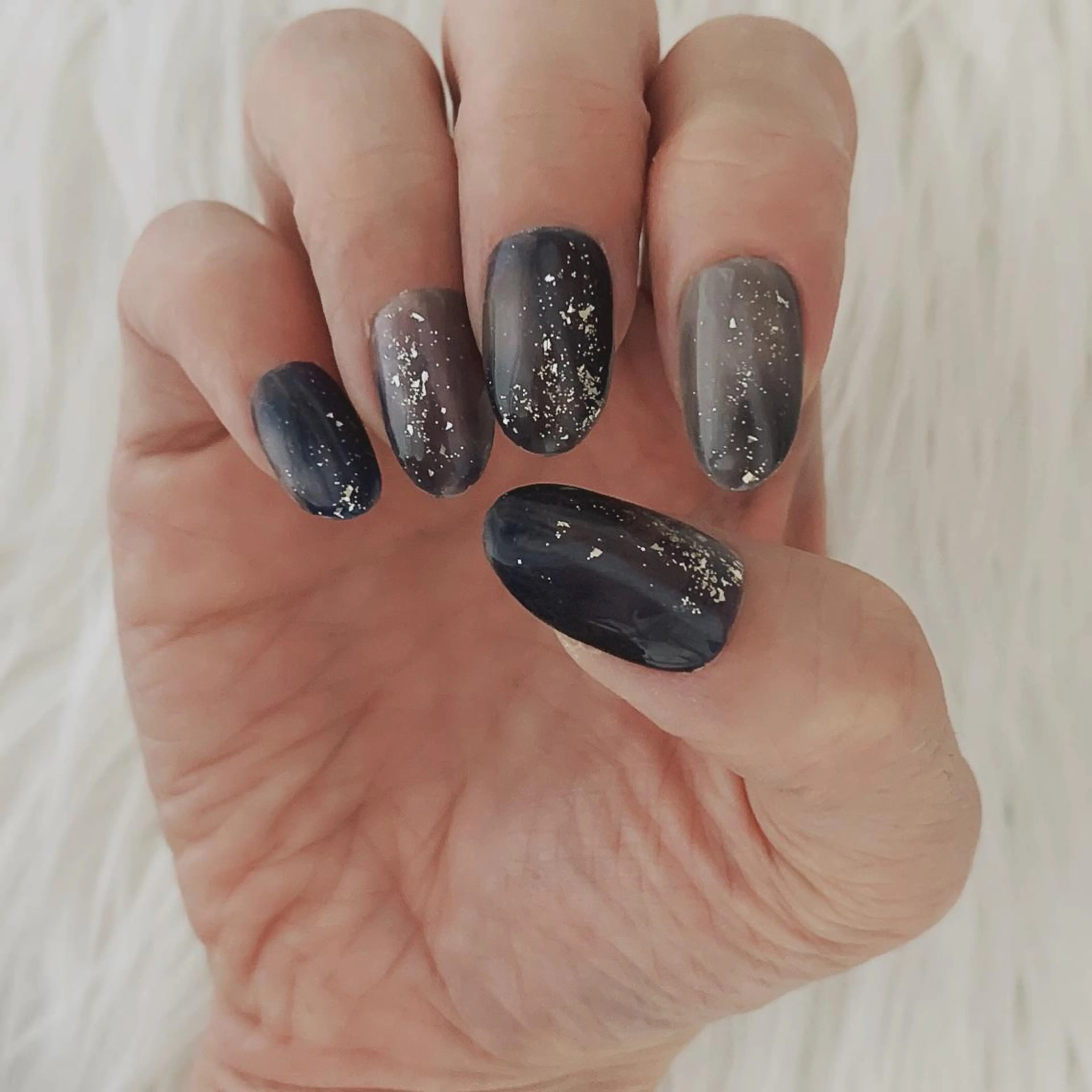 セミロング カラー ネイル アートネイル honey meeのネイルデザイン