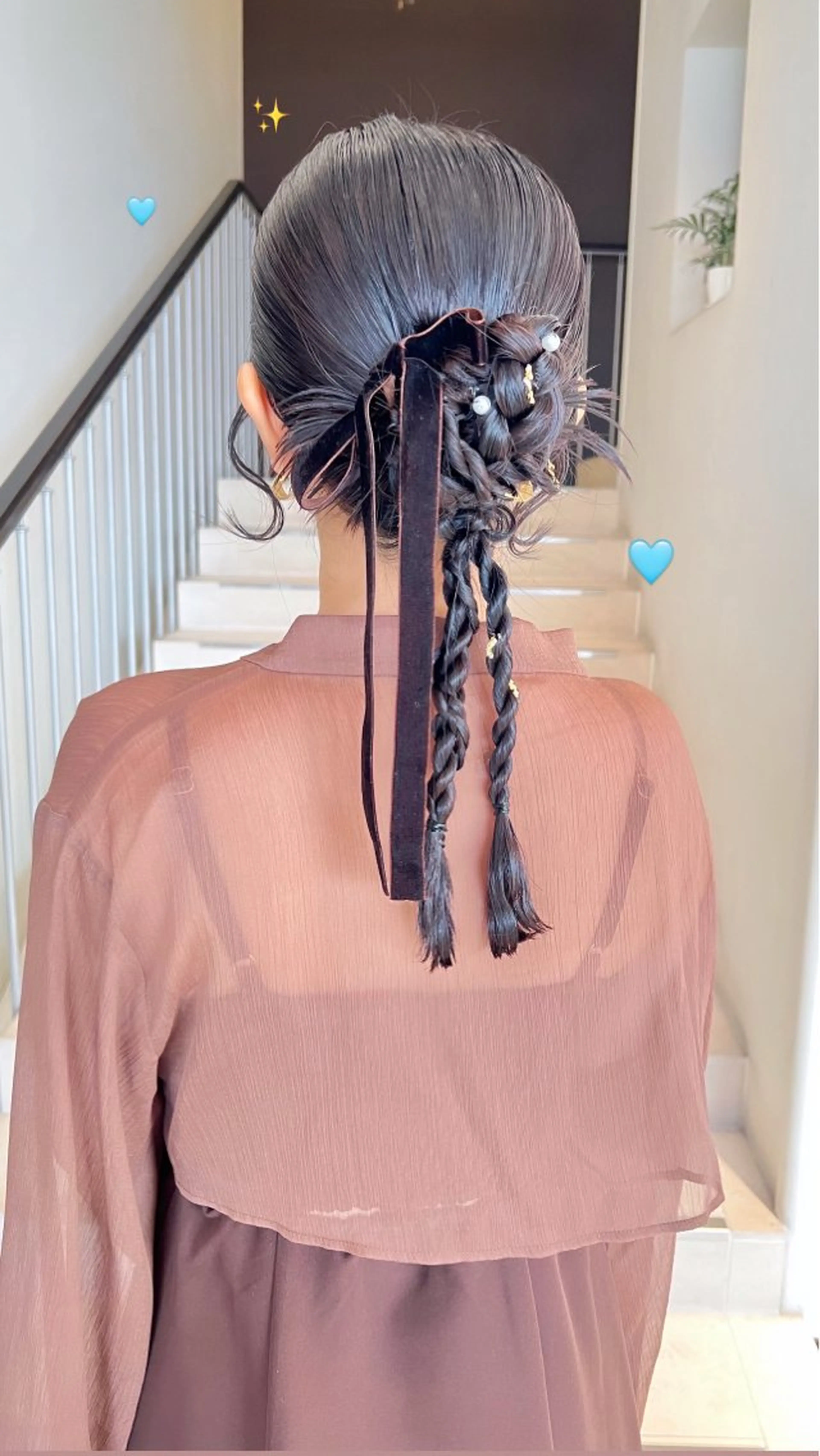 【アレンジスタイル指定有り】　【11月25日10:00​〜​.11:00​〜​のみ】ヘアセット¥0🍑🩷の写真