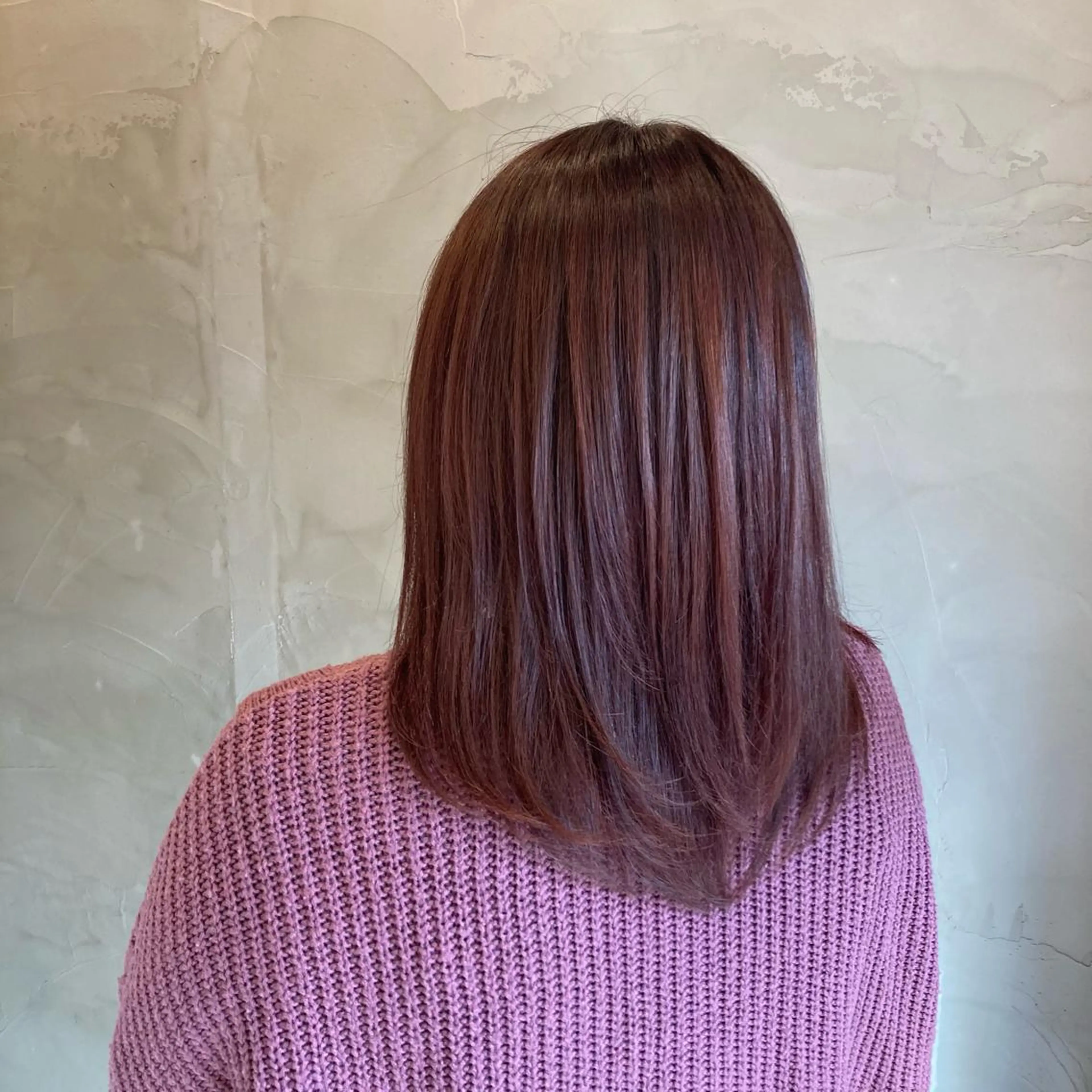 ミディアム カラー 韓国レイヤーカット★ 小林大樹のヘアスタイル