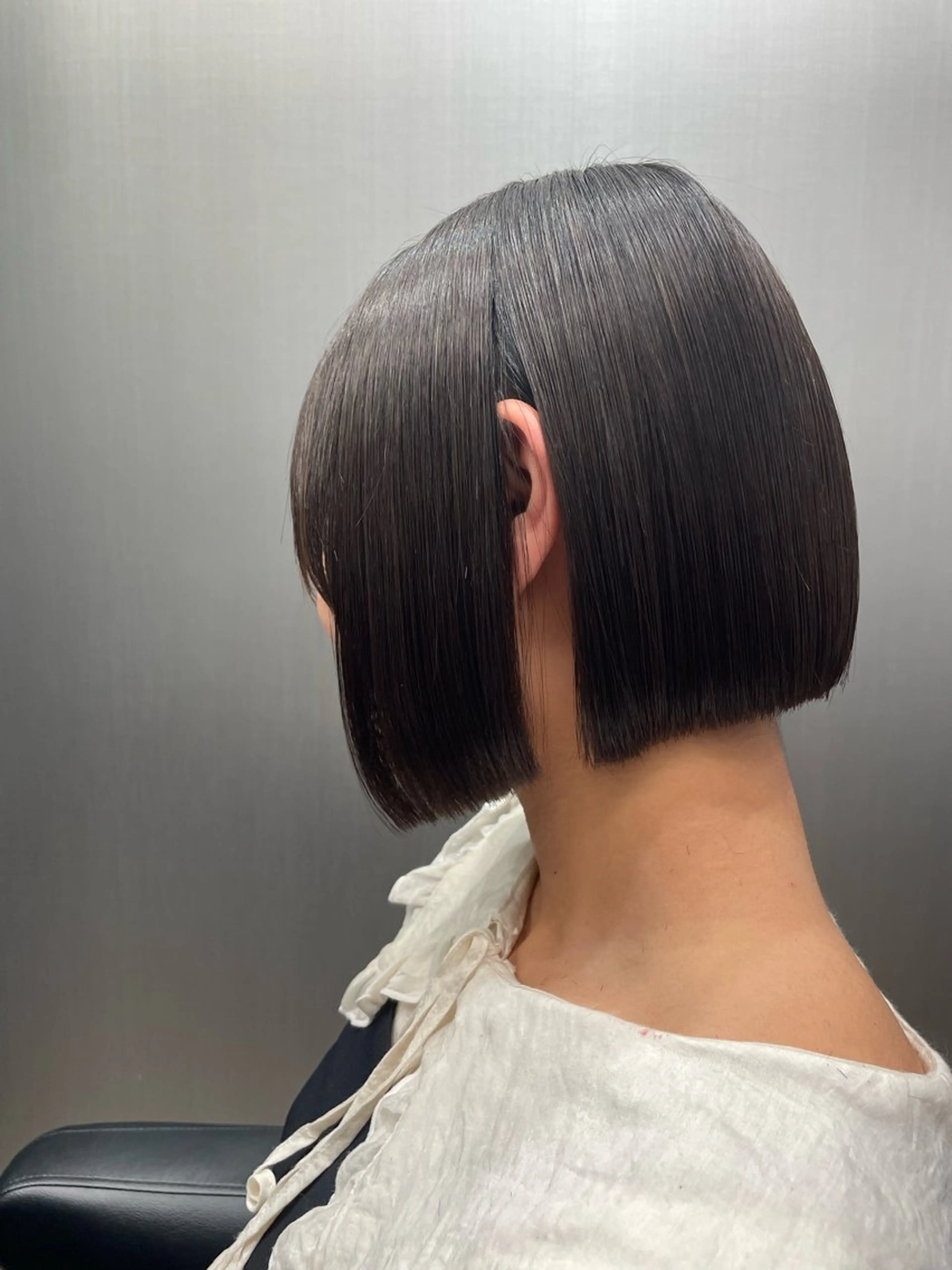 ショート ボブ 縮毛矯正 秋山 輝星のヘアスタイル