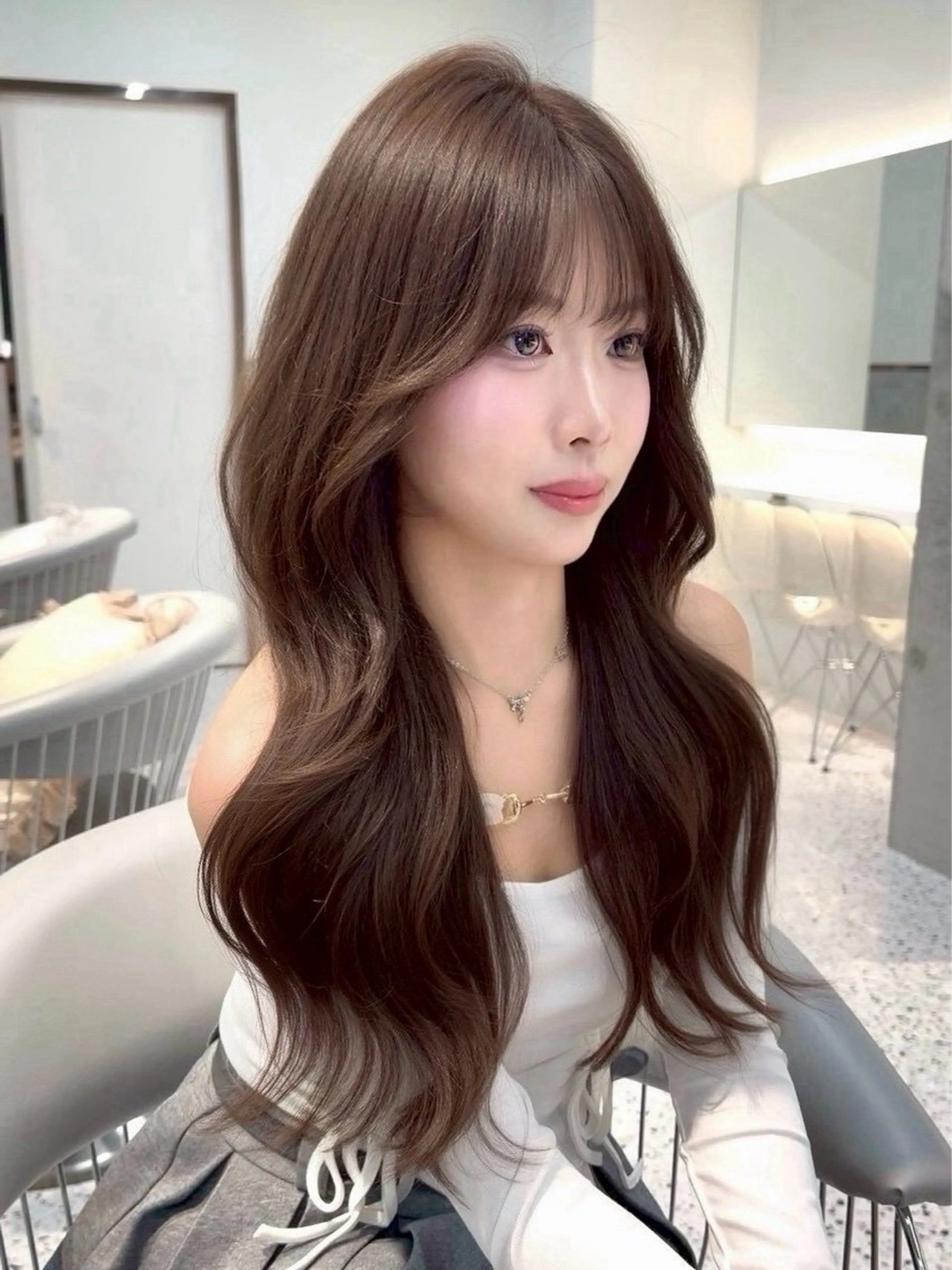 ロング カット ヘアカラー 🎀透明感カラー shizuka🎀のヘアスタイル