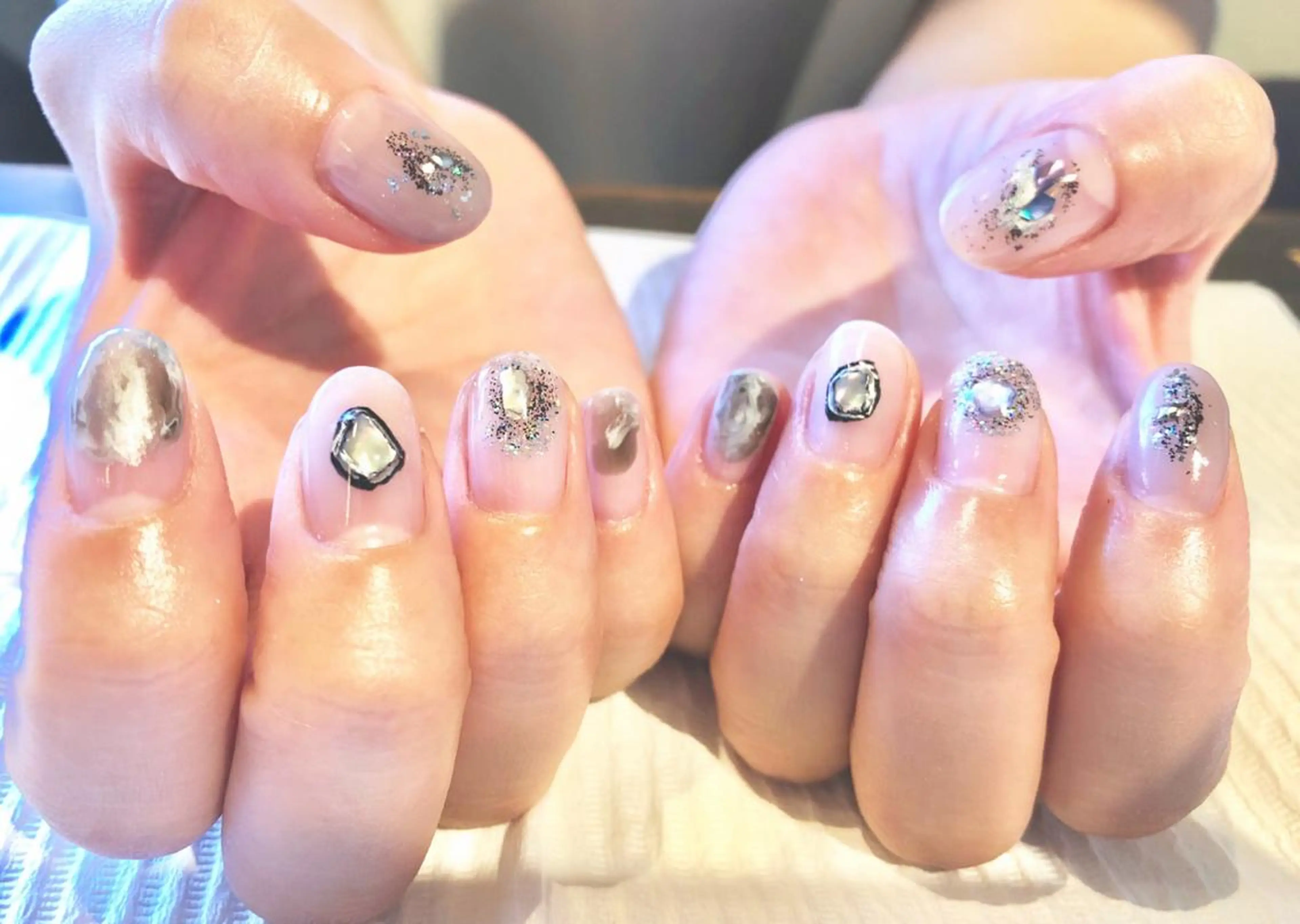 ネイル ニュアンスネイル TRAM-nail moriizumiのネイルデザイン