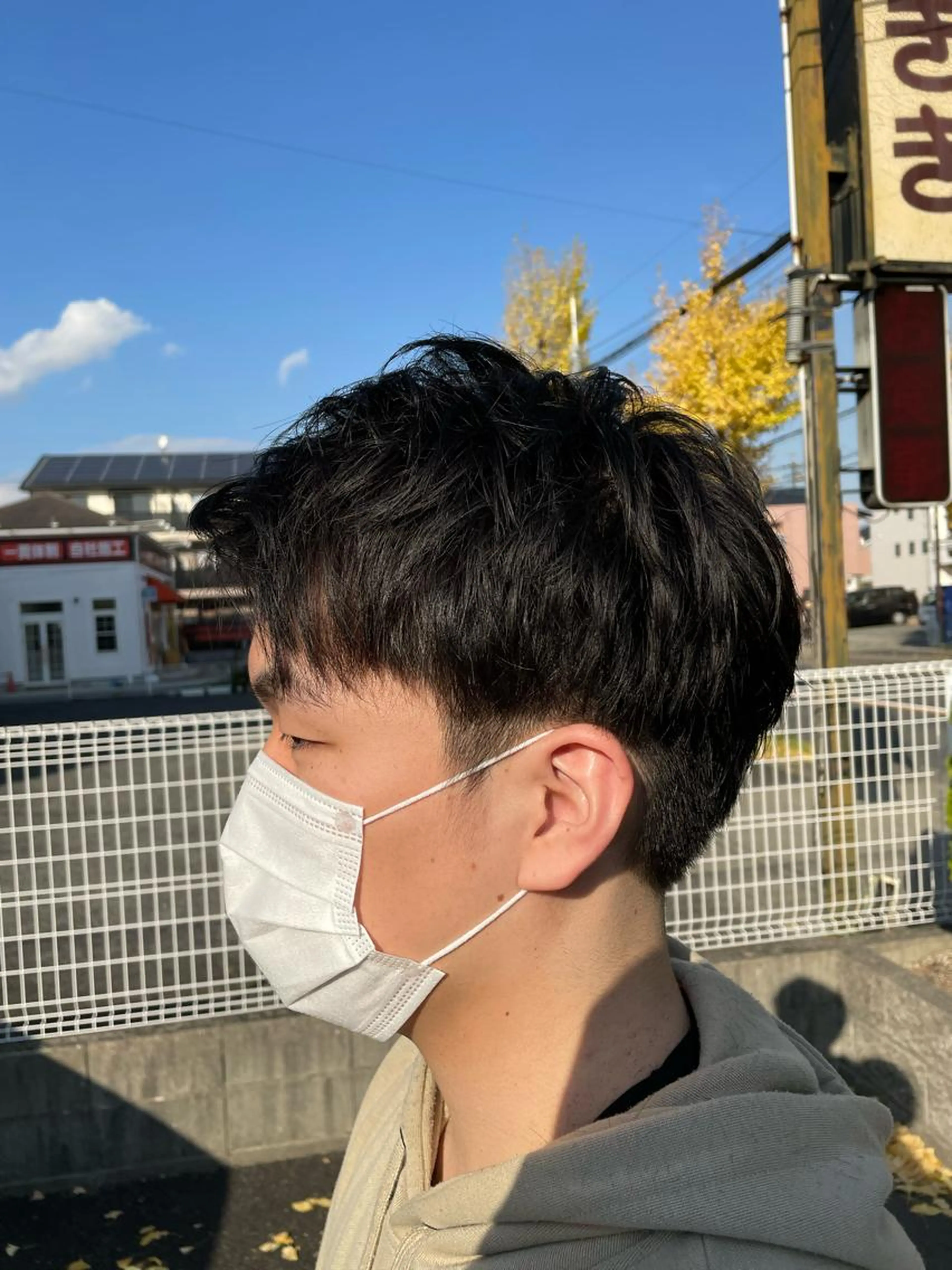 メンズカット+白髪染めの写真