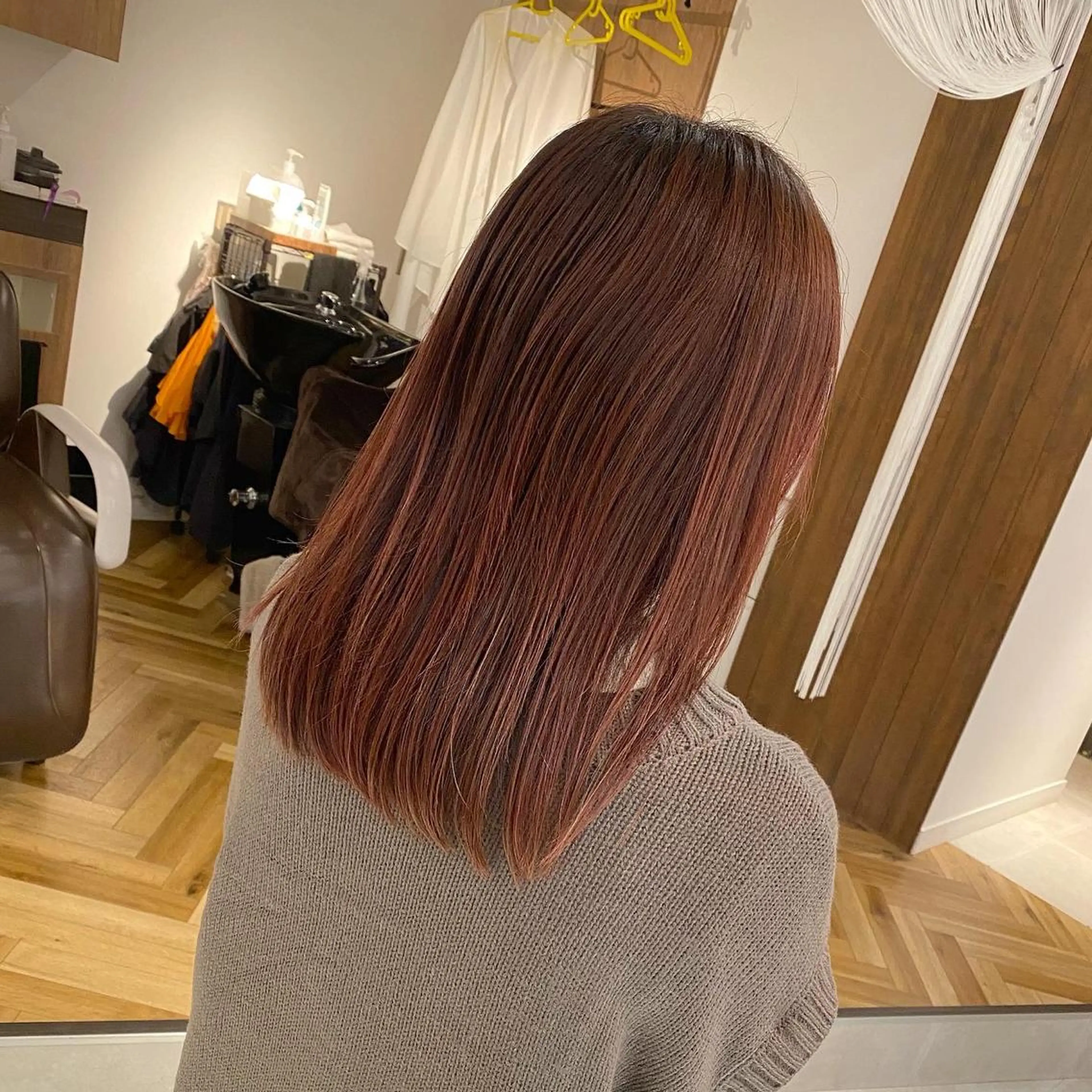 ミディアム 髪質改善 トリートメント 酸熱トリートメント 髪質改善特化 安東駿介のヘアスタイル