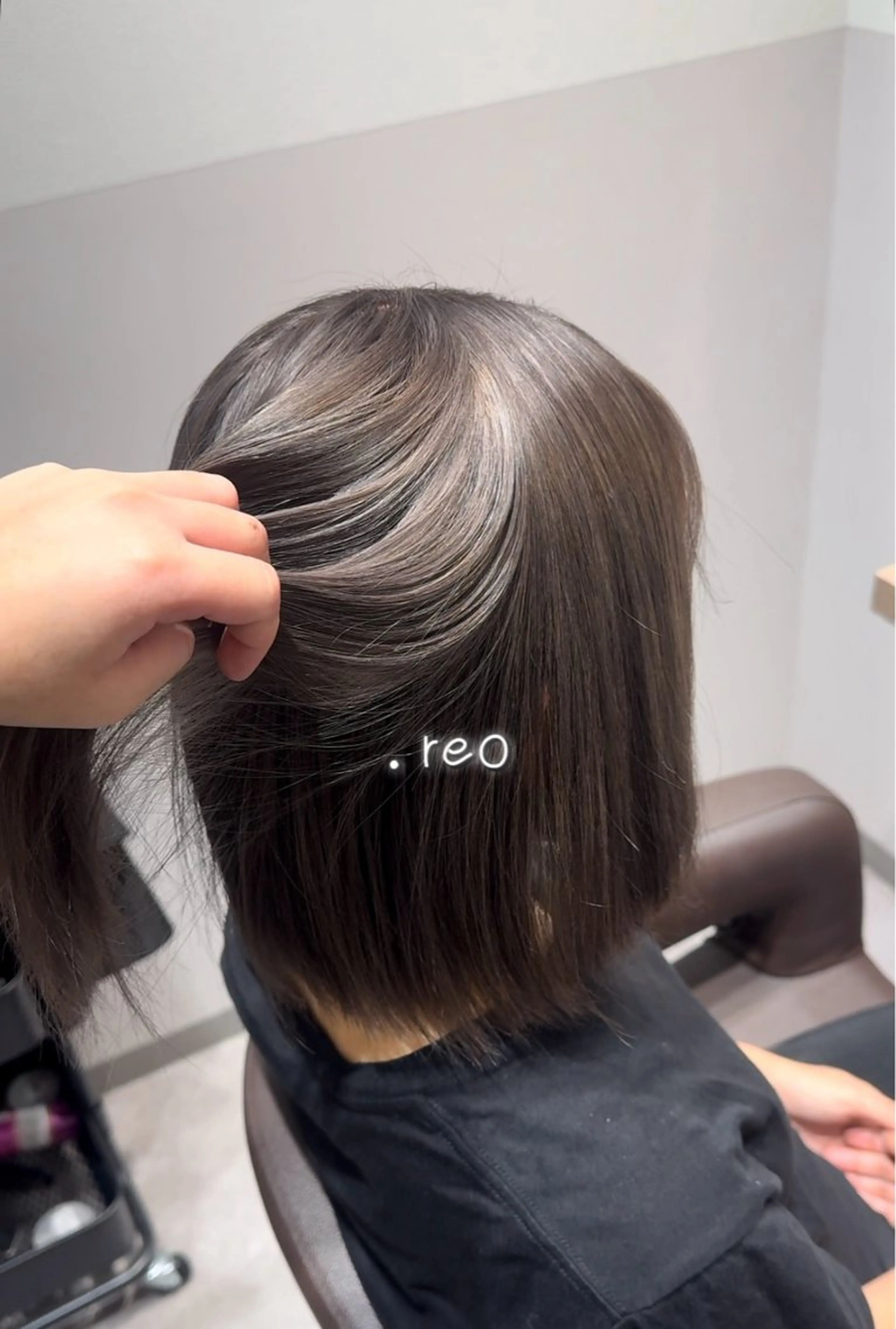 ミディアム カラー SALOWIN 大宮 crest所属・.ｒｅｏ 大宮のヘアケア屋さんのヘアスタイル