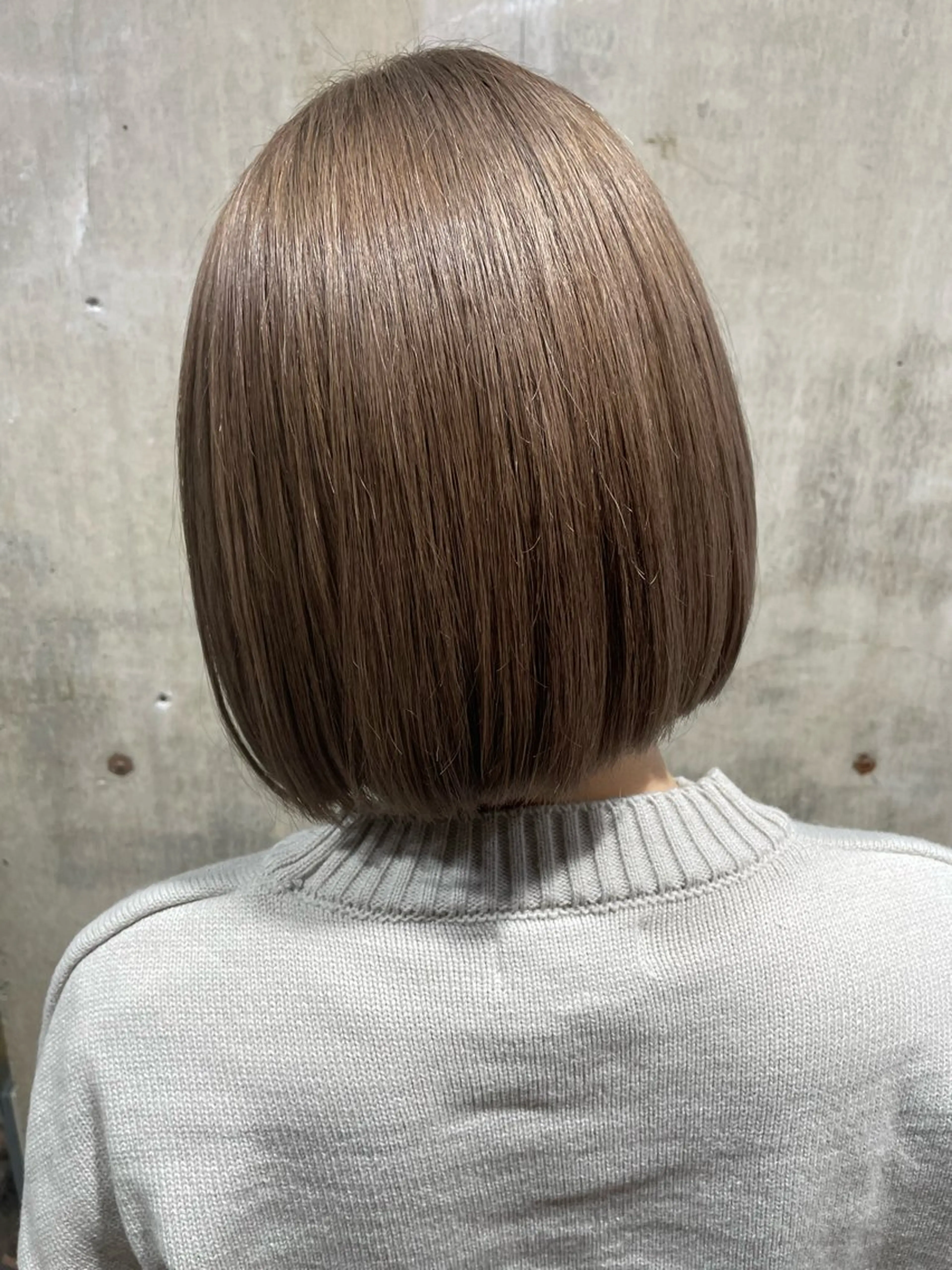ショート カラー ベージュカラー ブリーチ ミルクティーベージュ ヘアカラー トリートメント 🔆N°大分🔆 ﾜﾀﾅﾍﾞｱｵｲのヘアスタイル