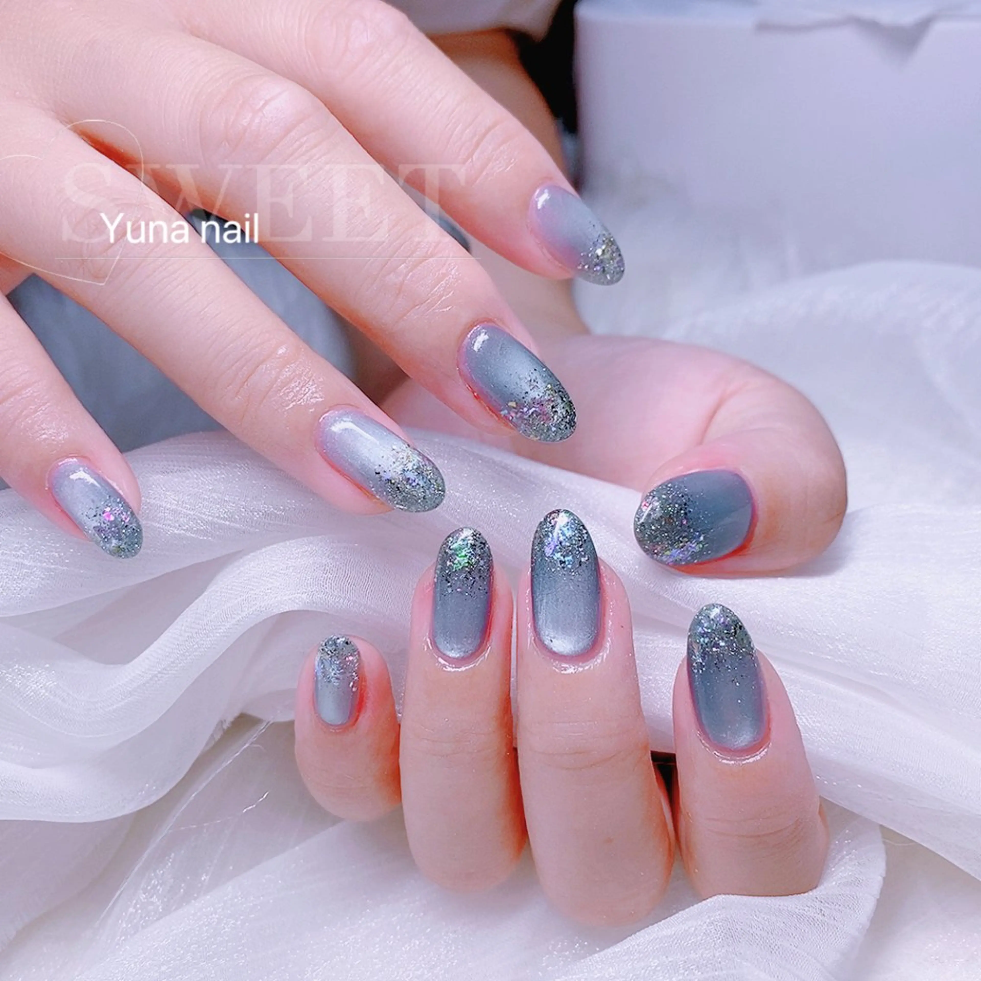 ネイル フレンチネイル ニュアンスネイル 夏ネイル Nail Yunaのネイルデザイン