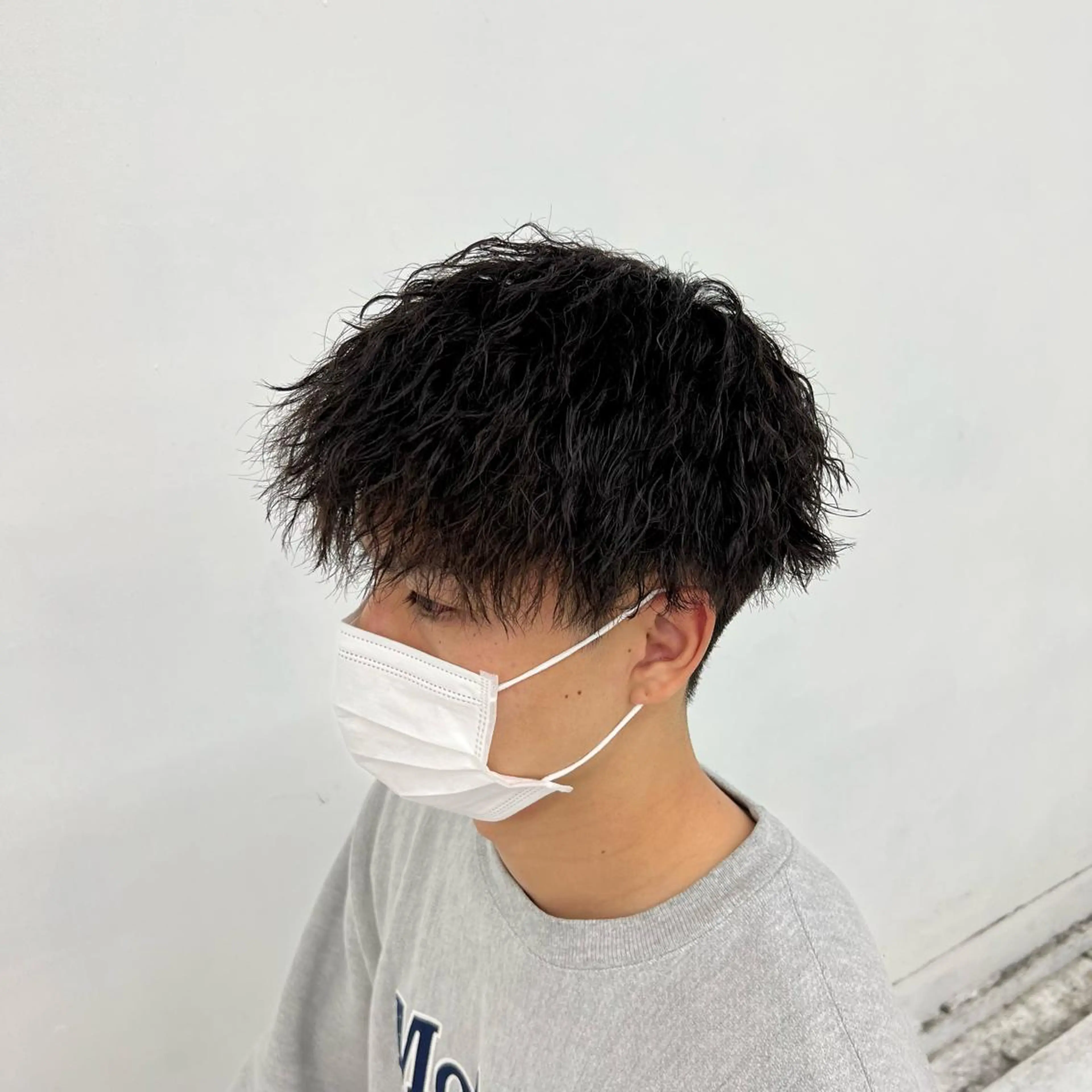 ショート パーマ 豊崎 佑輔のヘアスタイル