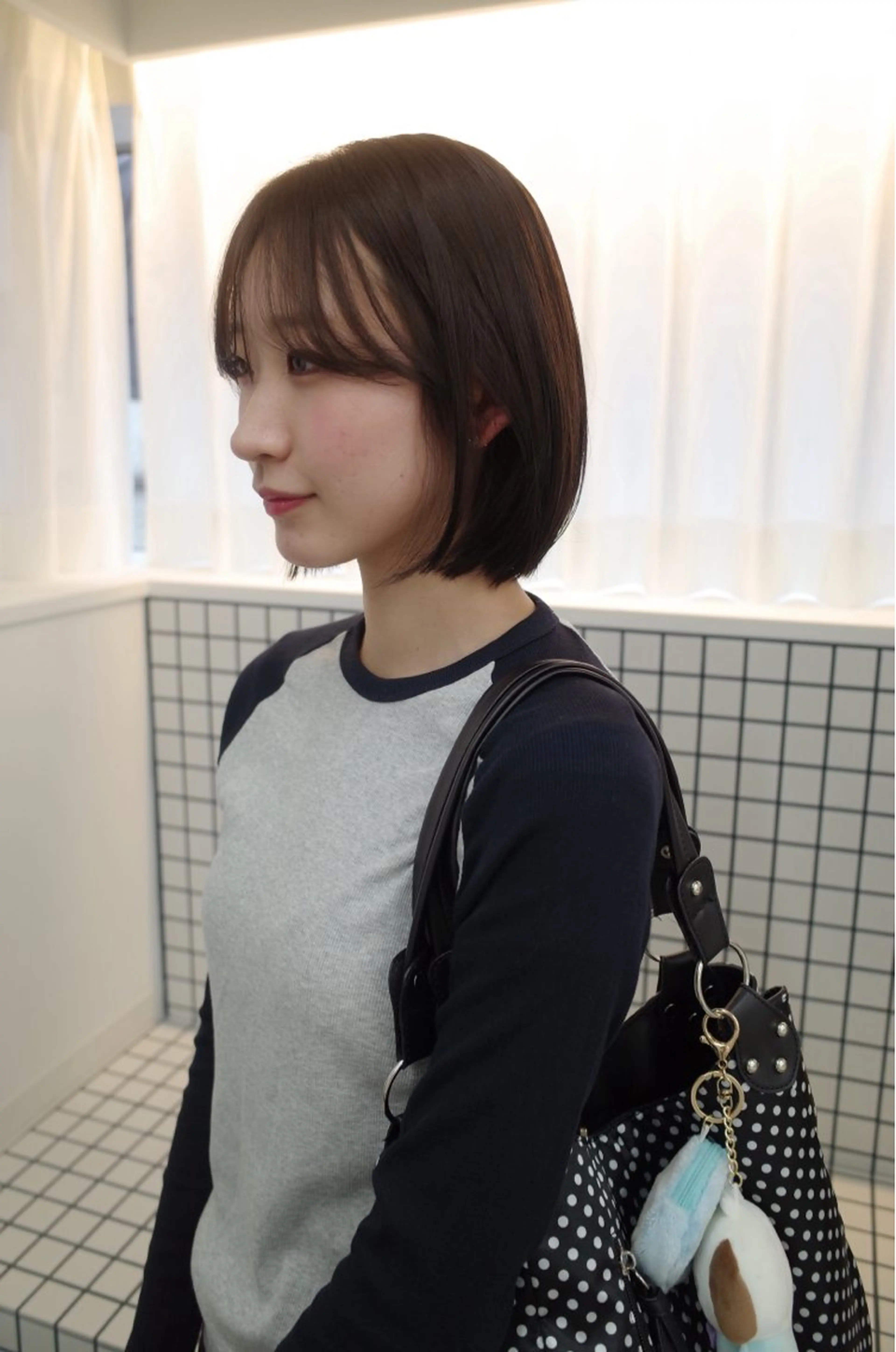 ショート カラー ヘアカラー トリートメント Momoka🪷 /ハイトーンのヘアスタイル