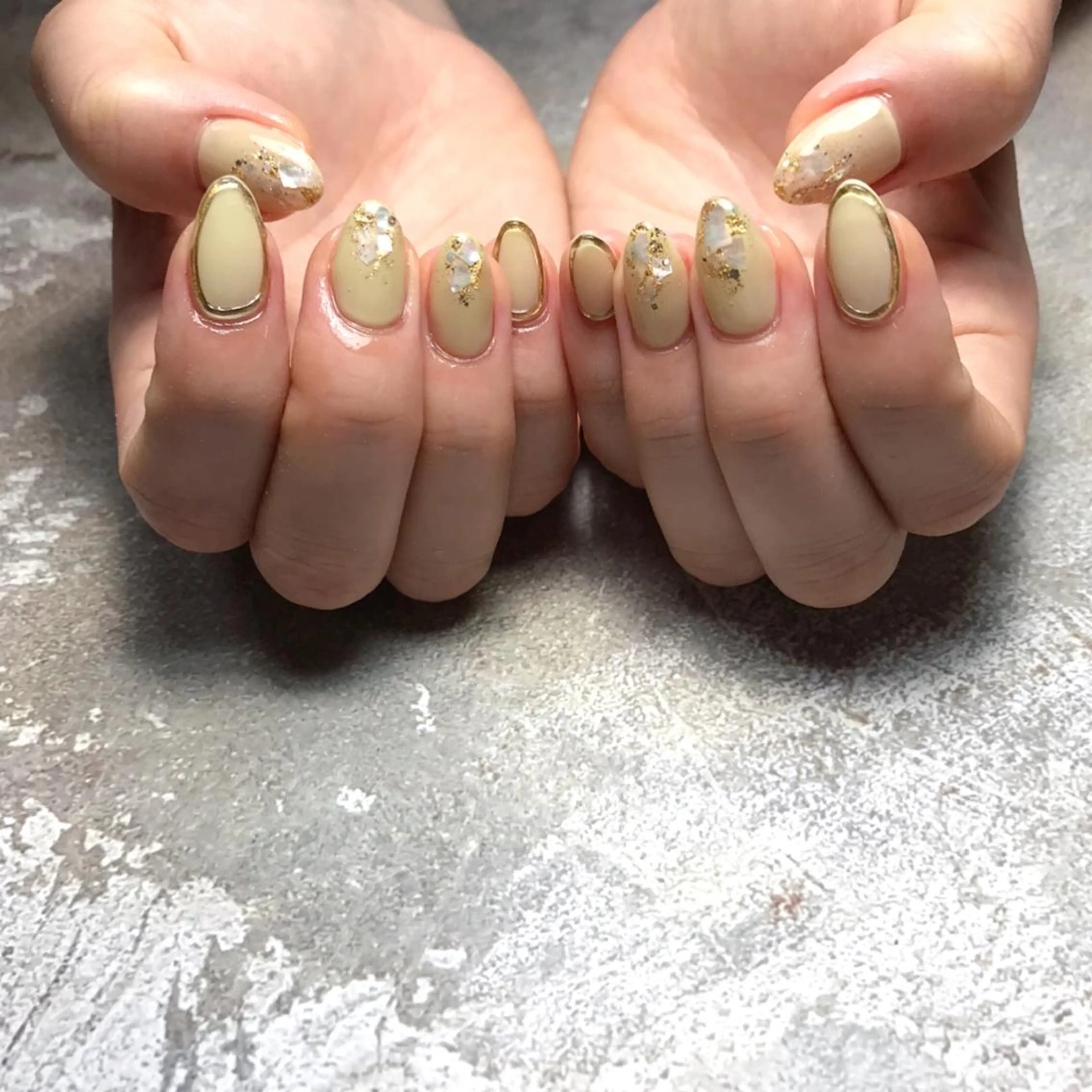 ネイル 長さ出し ハンドネイル 💅chainail _aiのネイルデザイン