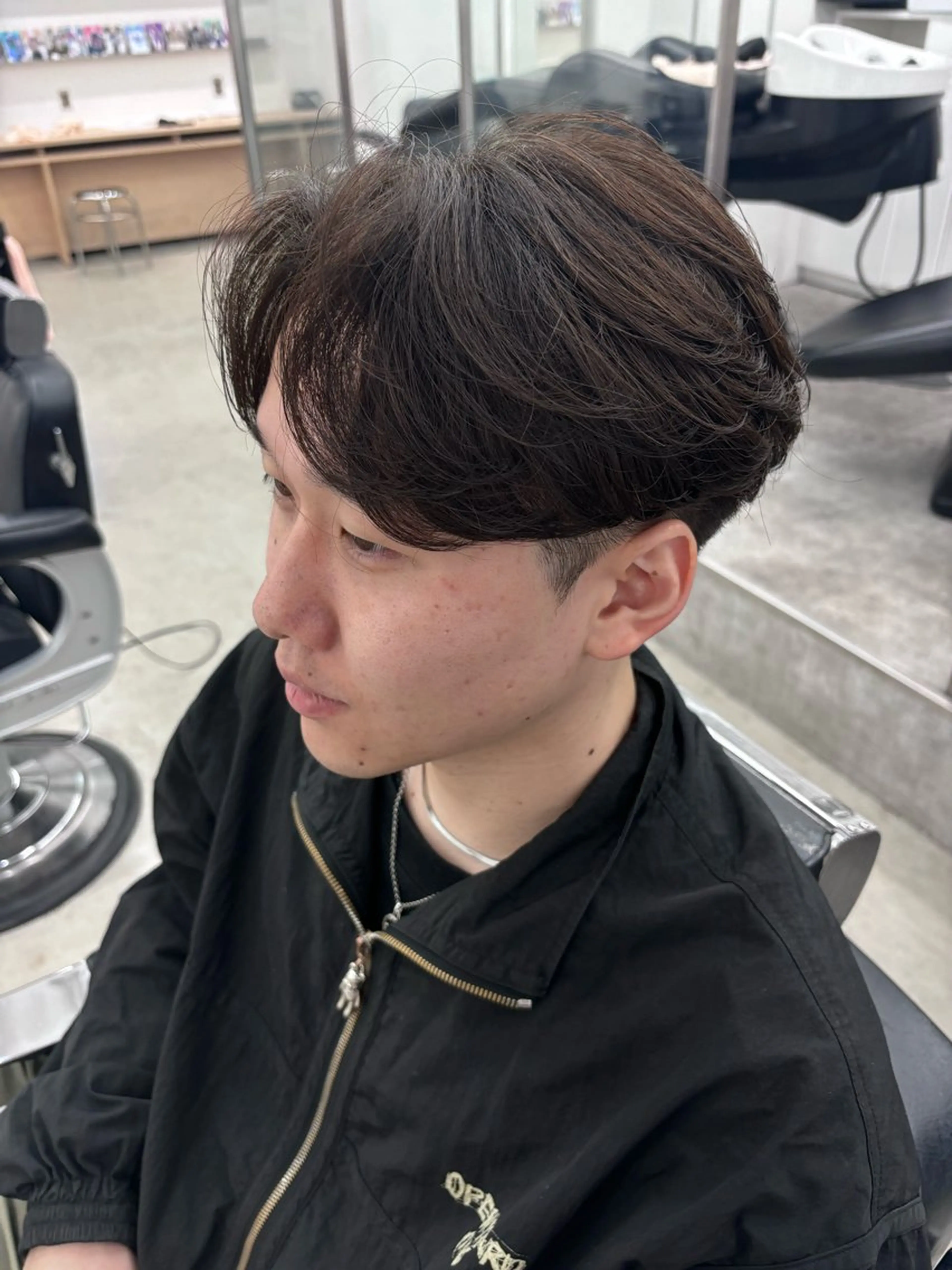 パーマ メンズ カット 縮毛矯正 土岐 仁/メンズ専門 パーマ特化美容師🌀のヘアスタイル