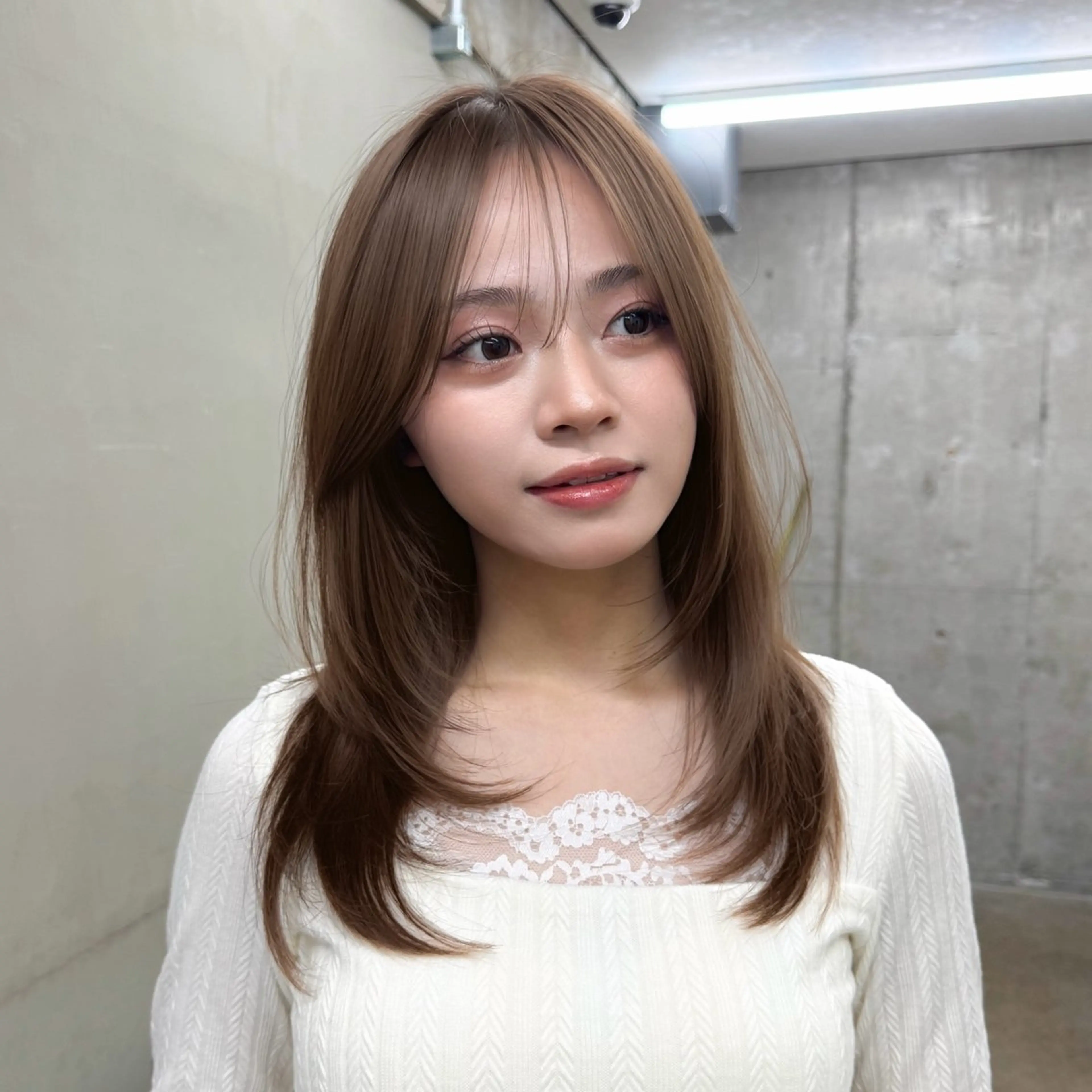 ミディアム カラー 柔らかいレイヤー🌿 大人ヘア/みっきーのヘアスタイル