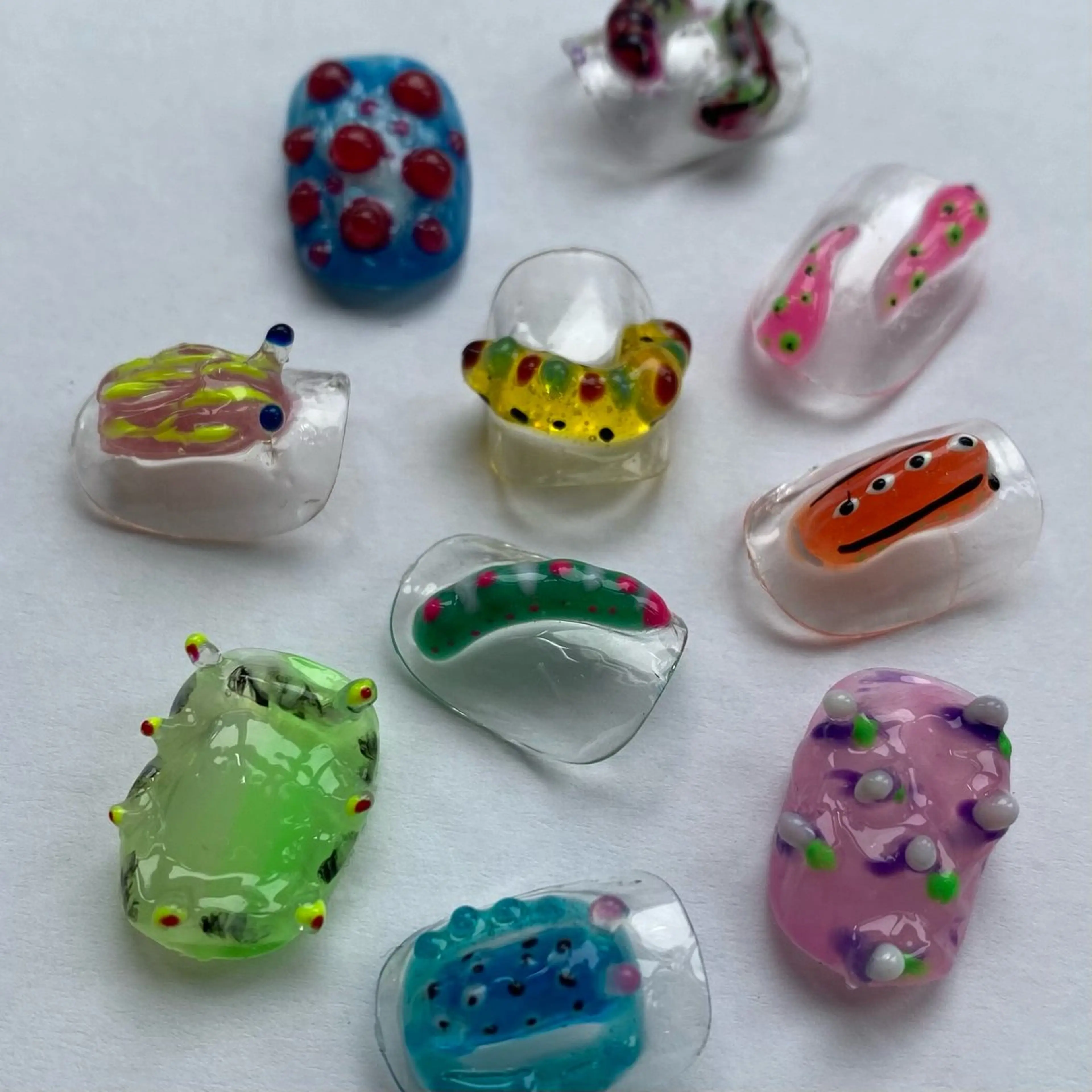 ネイル ハンドネイル フットネイル nano/きもかわ nail🐬🫧のネイルデザイン