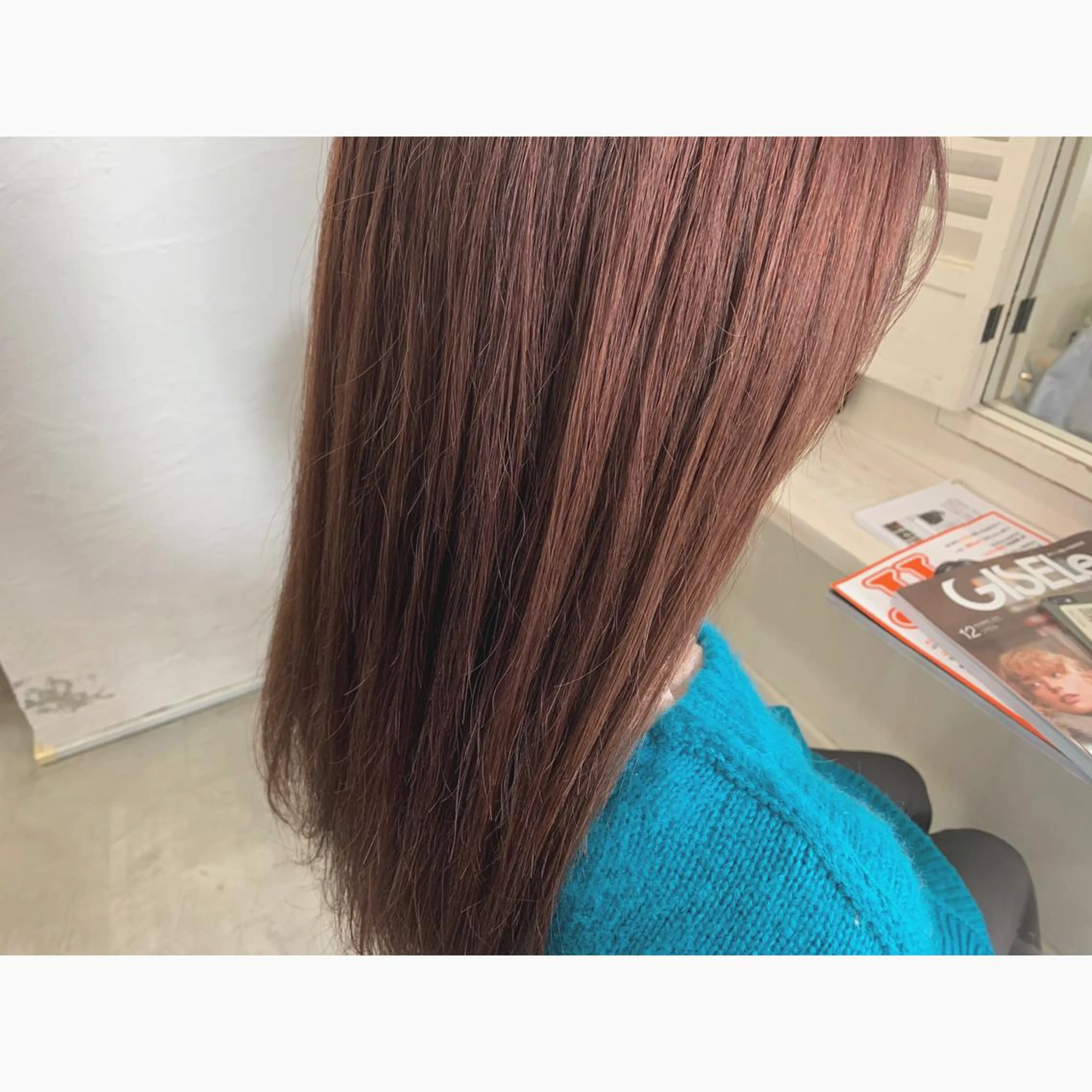 ロング カラー fio マナミのヘアスタイル