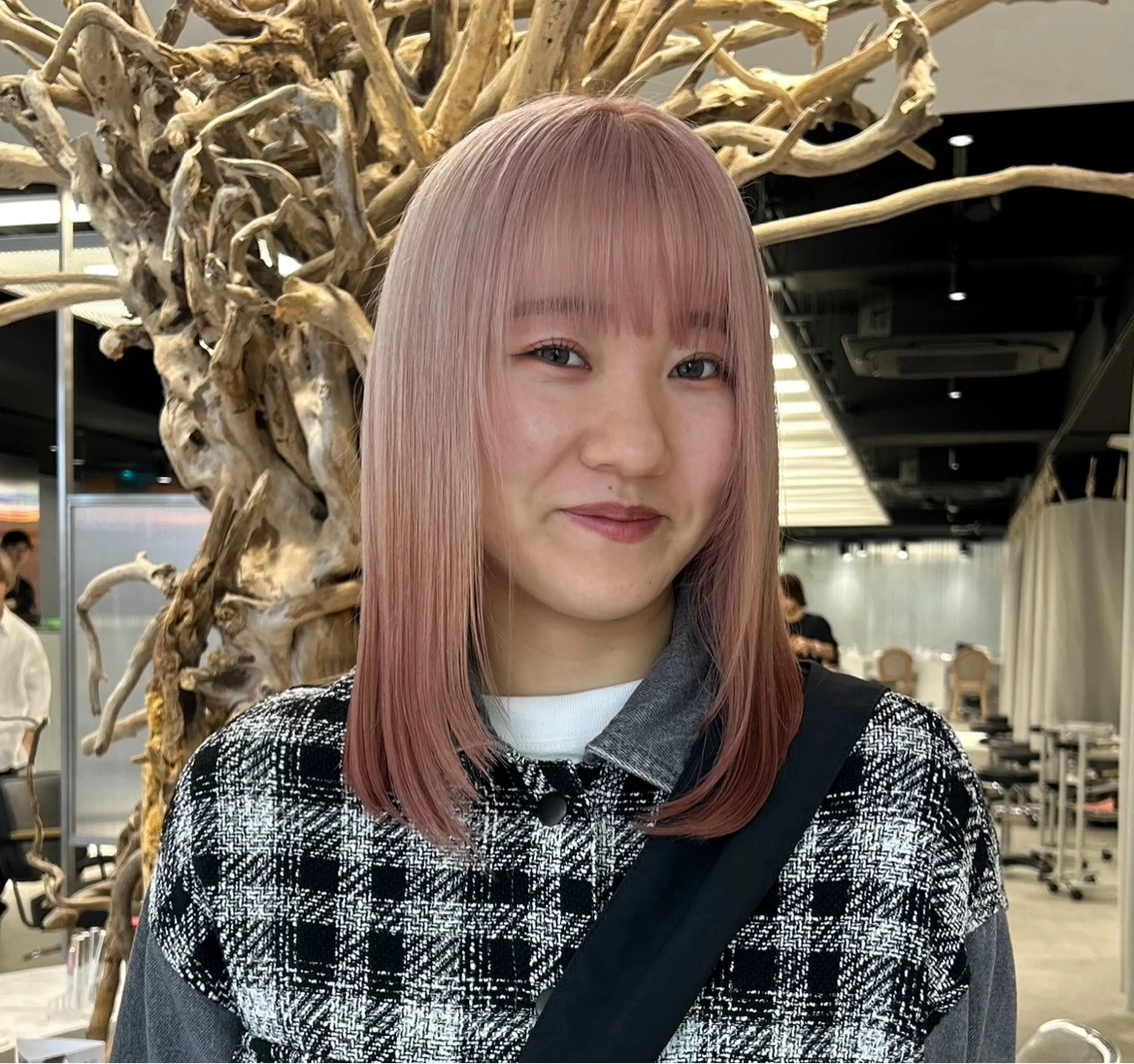 ミディアム カラー ヘアカラー トリートメント メンズ/ボブ/パーマ /くるみのマツエク・マツパデザイン