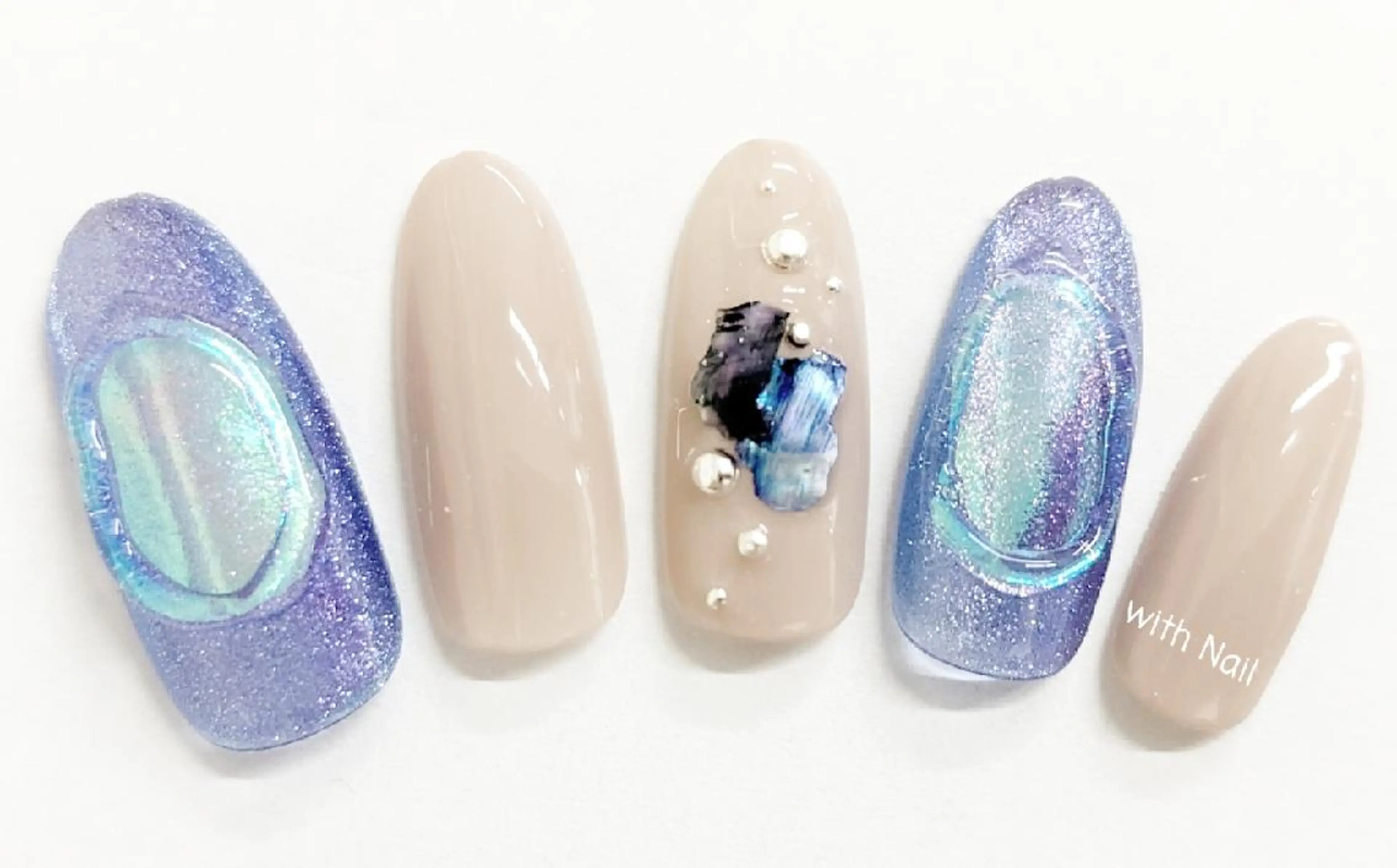 ネイル オーロラネイル with Nail   ナガヤのネイルデザイン