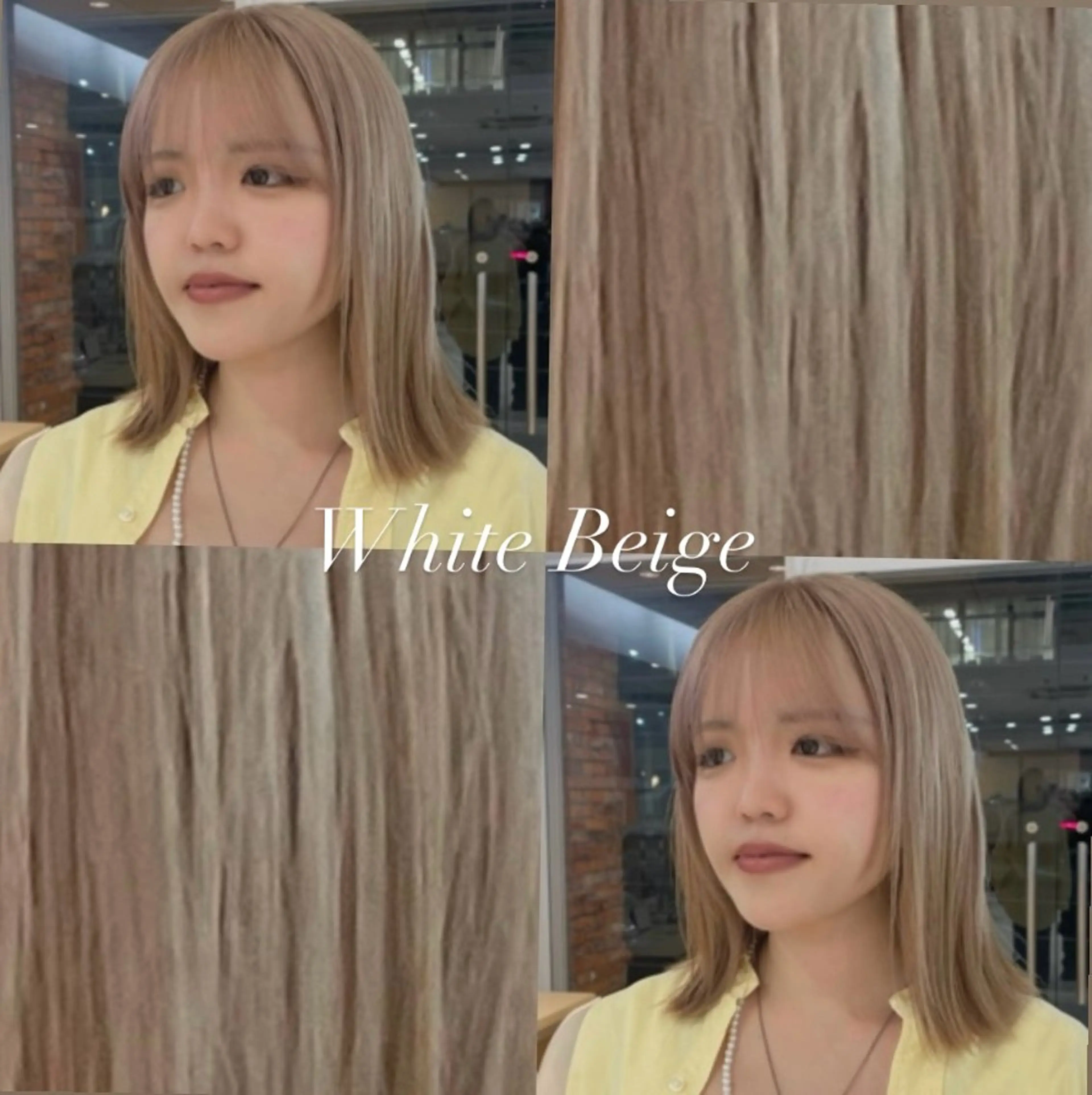 セミロング ❤︎韓国レイヤー❤︎ アカリのヘアスタイル