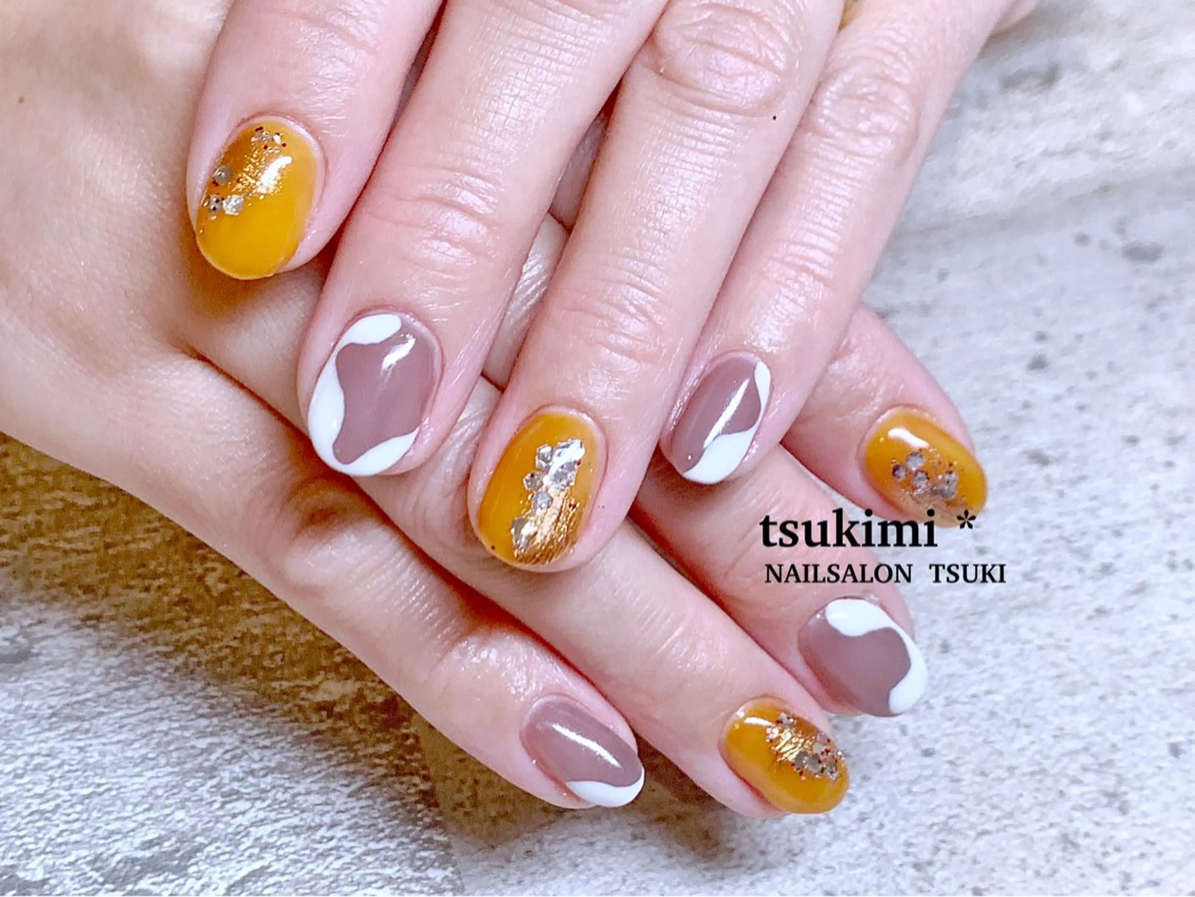 ネイル 持ち込み ハンドネイル Nailsalon Tsuki.のネイルデザイン