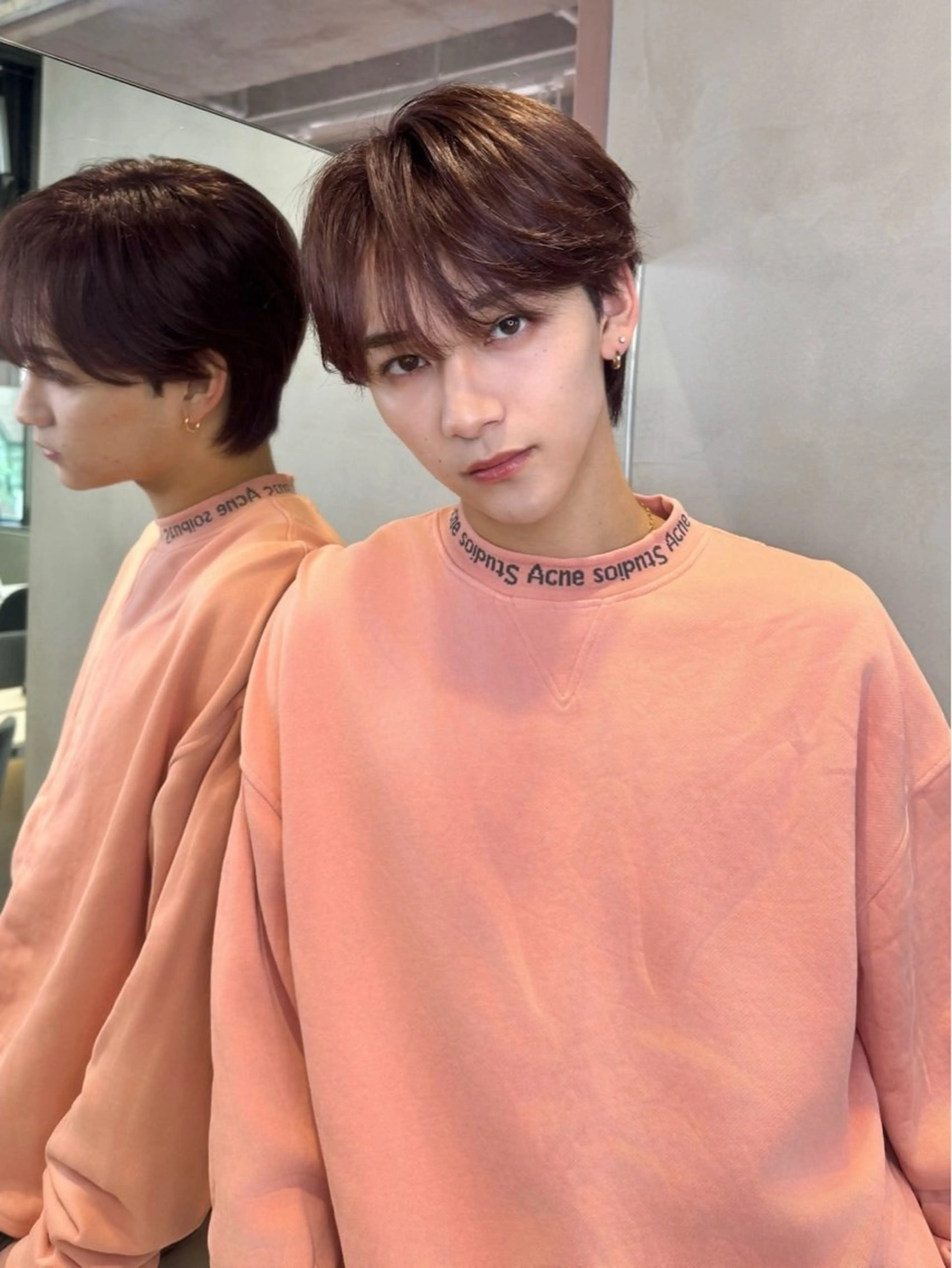 ショート メンズ マッシュ シースルーマッシュ ♥️似合わせボブ/ 縮毛矯正/大和田拓夢のヘアスタイル