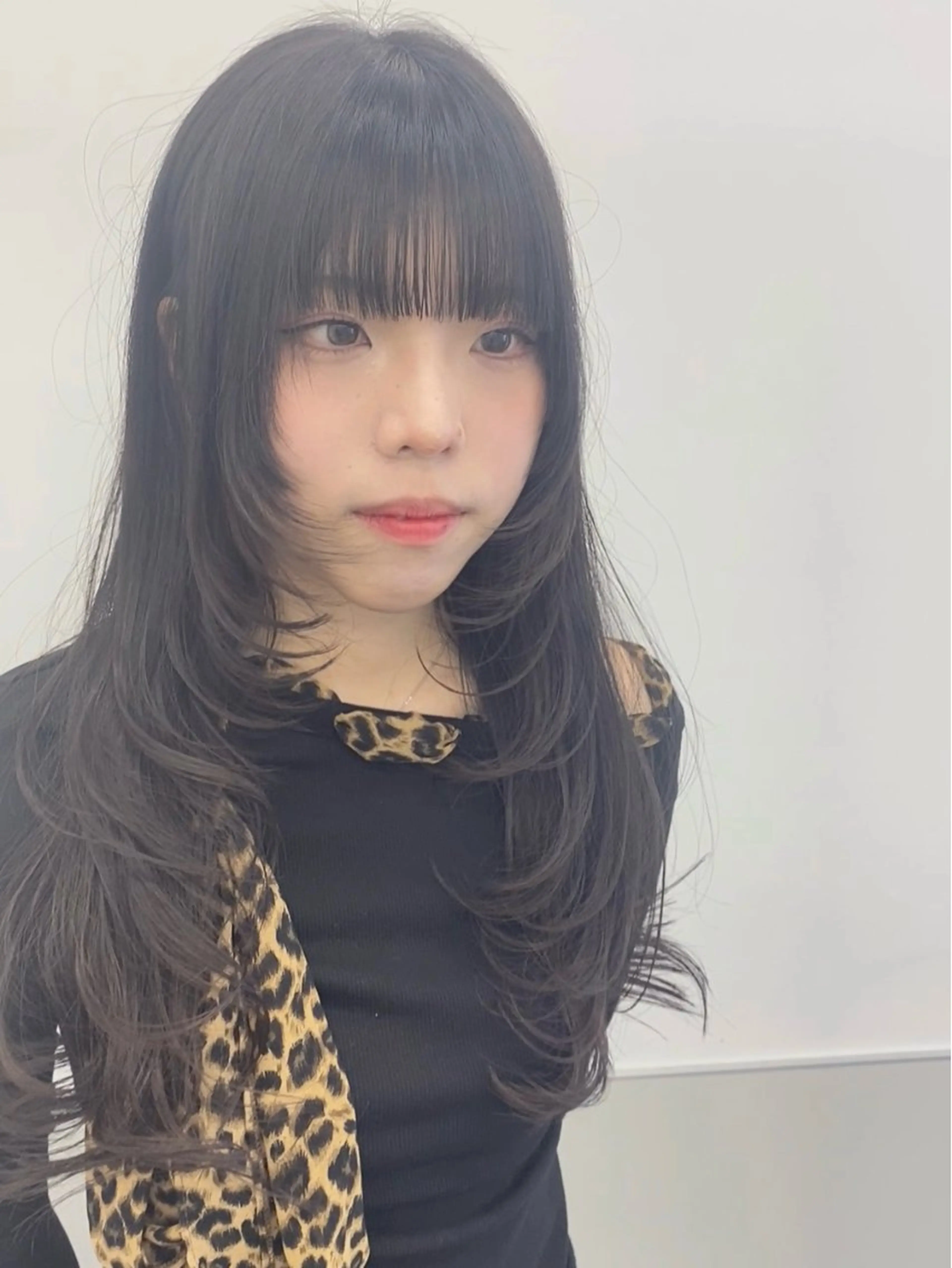 ロング 韓国風ヘア レイヤーカット カット ヘアカラー トリートメント 韓国ヘア🇰🇷 スズキのヘアスタイル