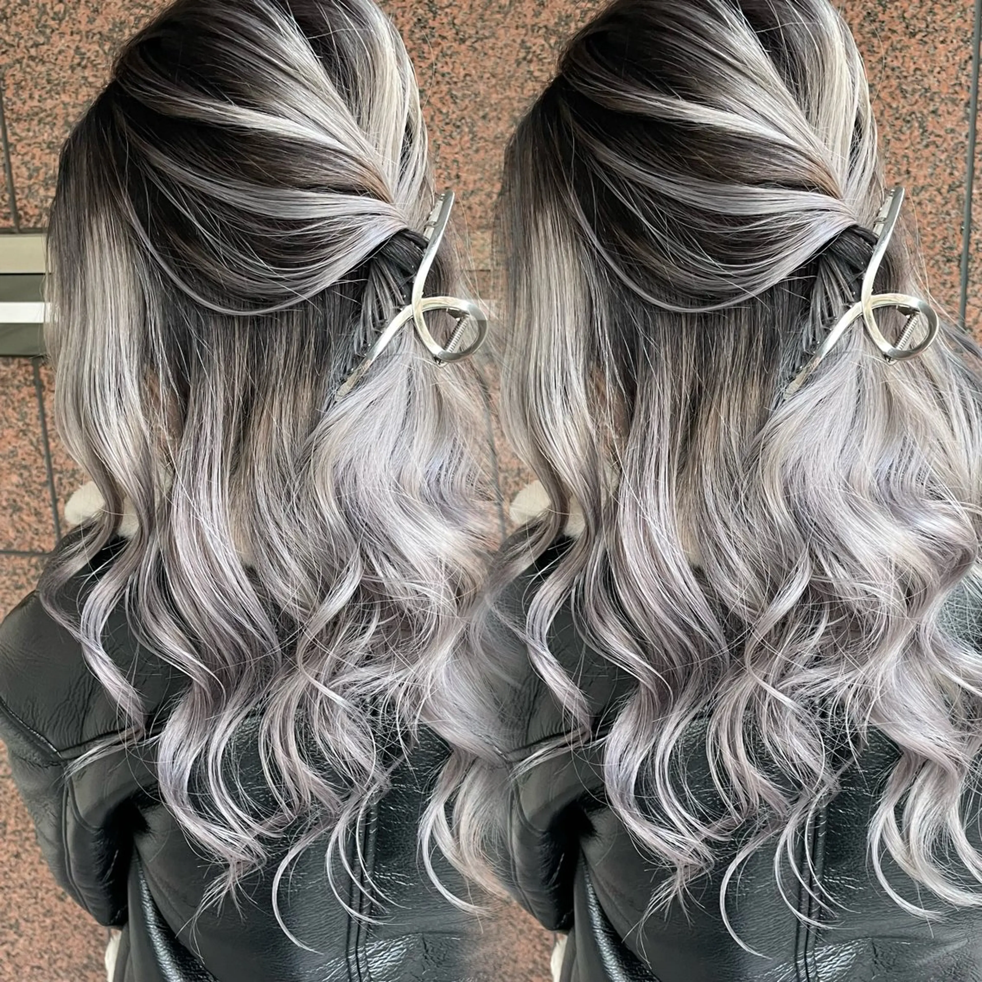 ロング 外国人風カラー ヘアカラー ルナ/名古屋栄 /バレイヤージュのヘアスタイル