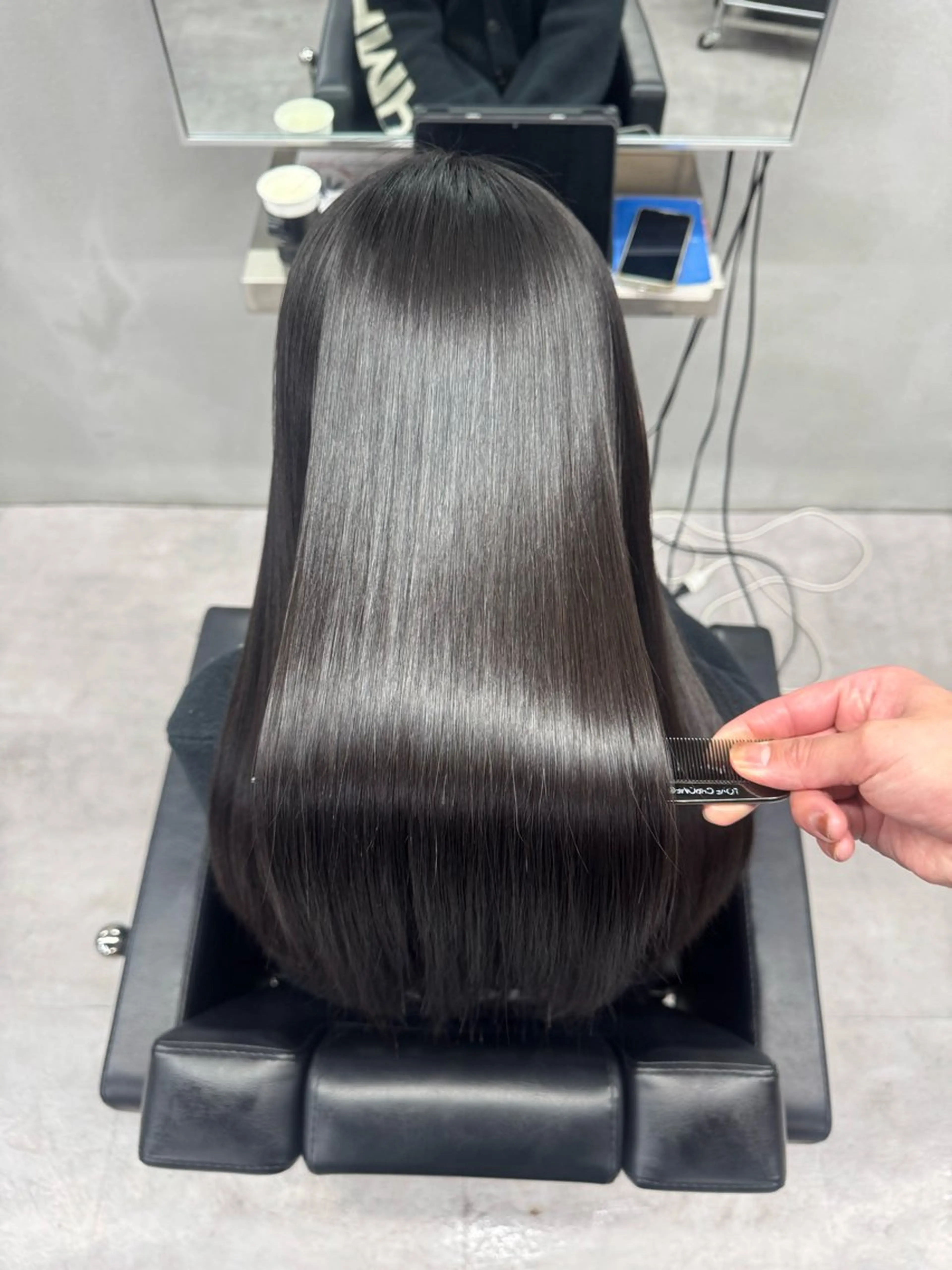 ロング 縮毛矯正 トリートメント IROHA 柏のヘアスタイル