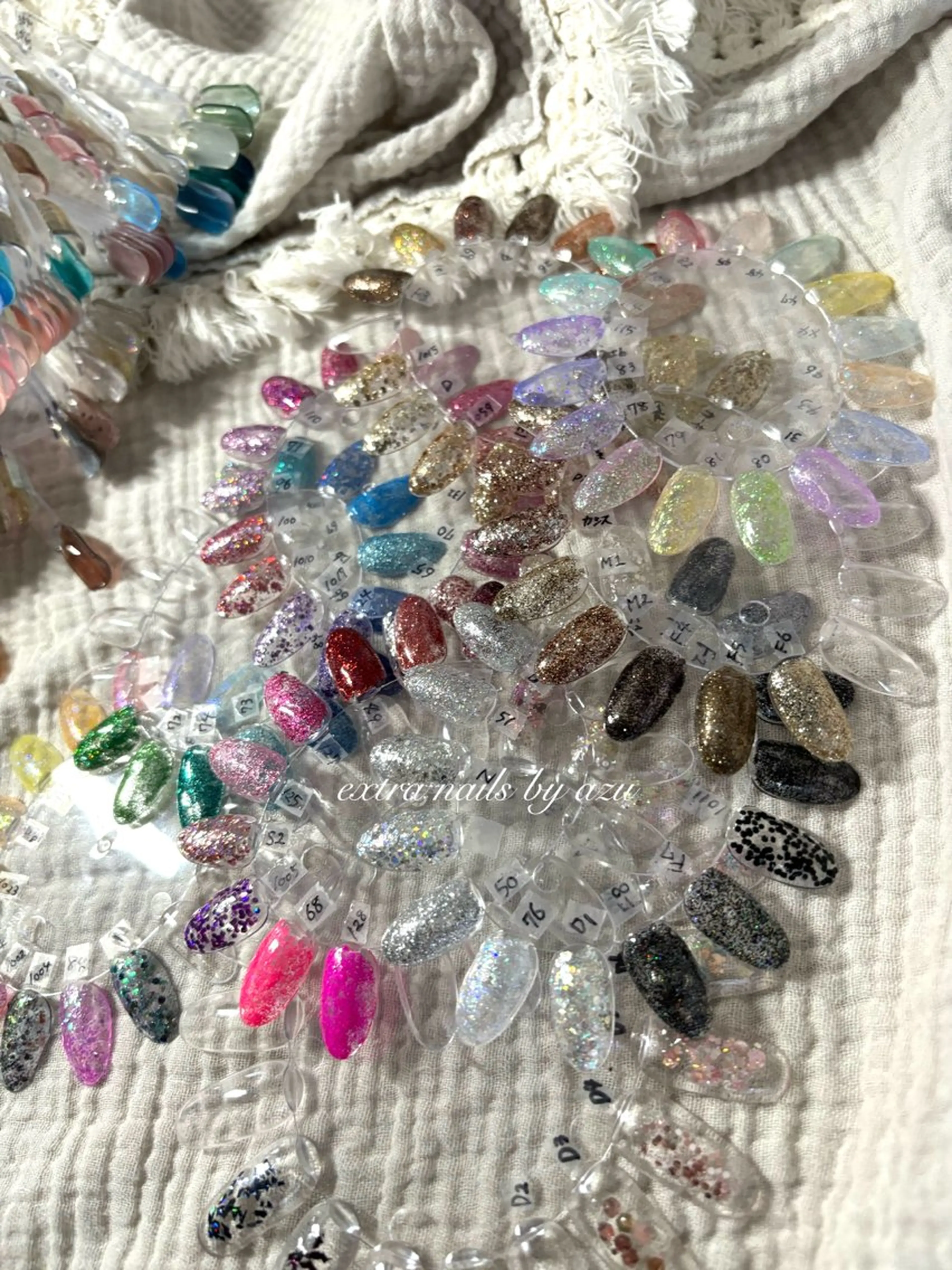 ネイル ラメ(グリッター) ハンドネイル extranails ／lemellaのネイルデザイン