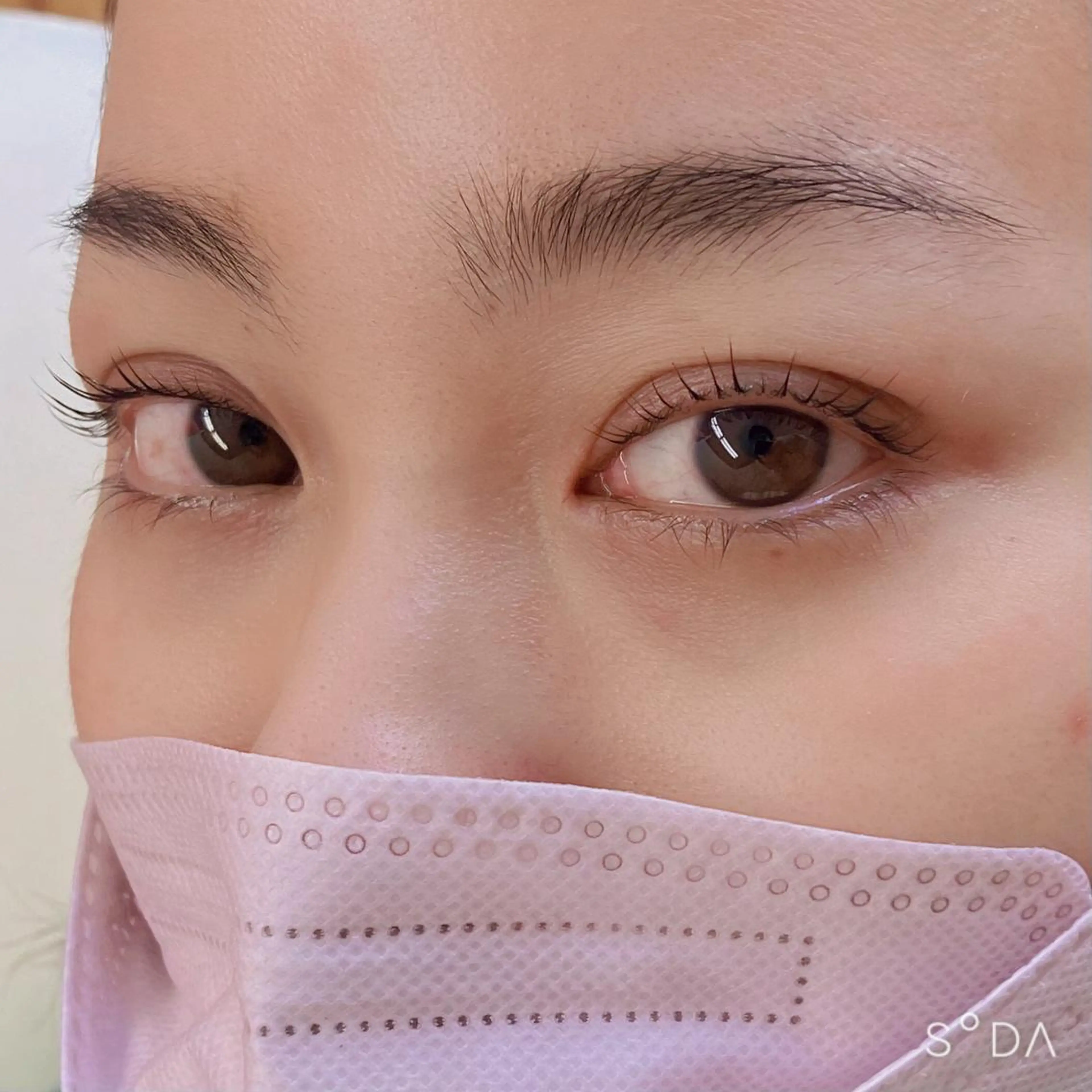 マツエク・マツパ 韓国風マツエク 一重×まつ毛パーマ フジ ワラのマツエク・マツパデザイン