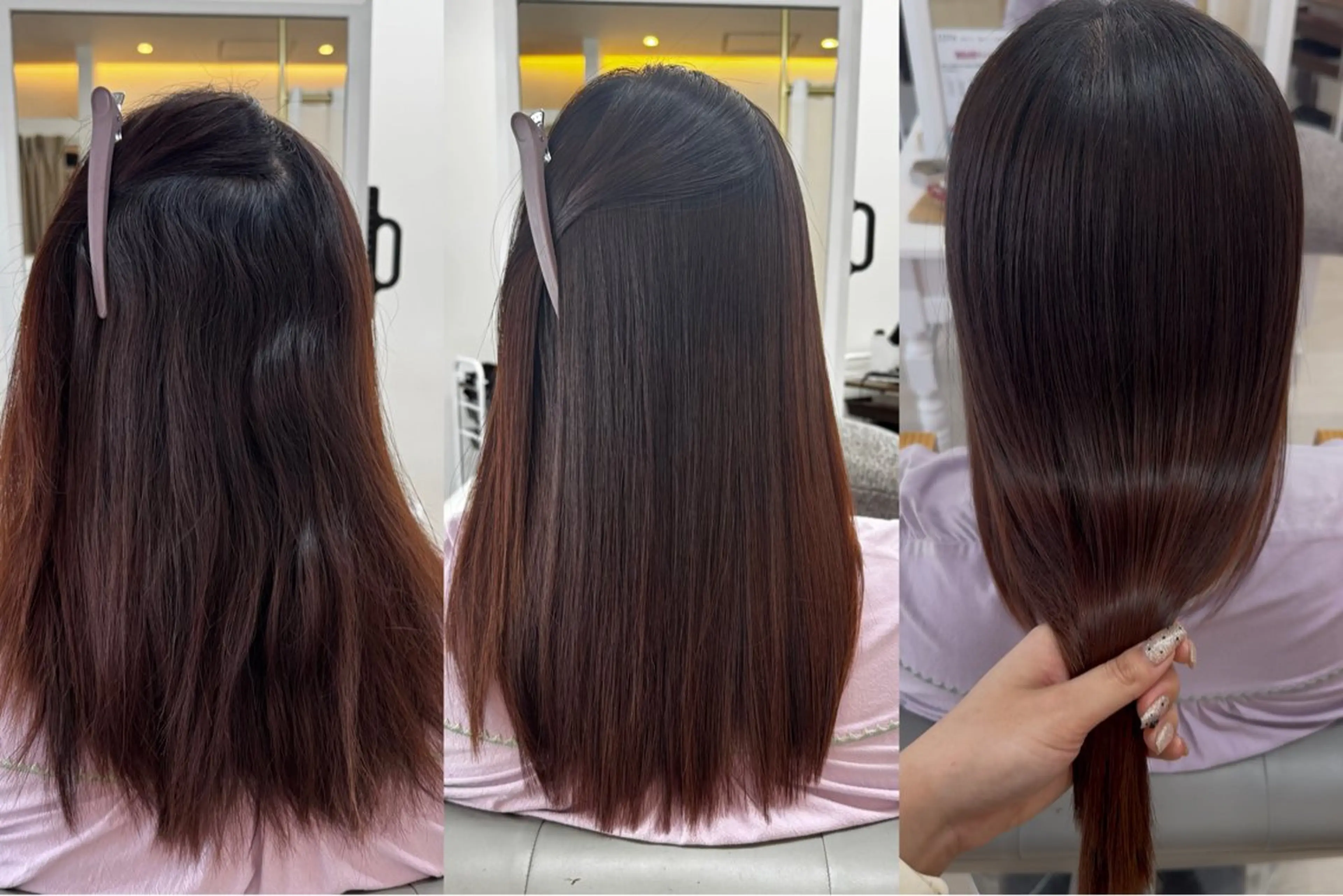 ロング 縮毛矯正 縮毛矯正 トリートメント 武田 つぐみのヘアスタイル