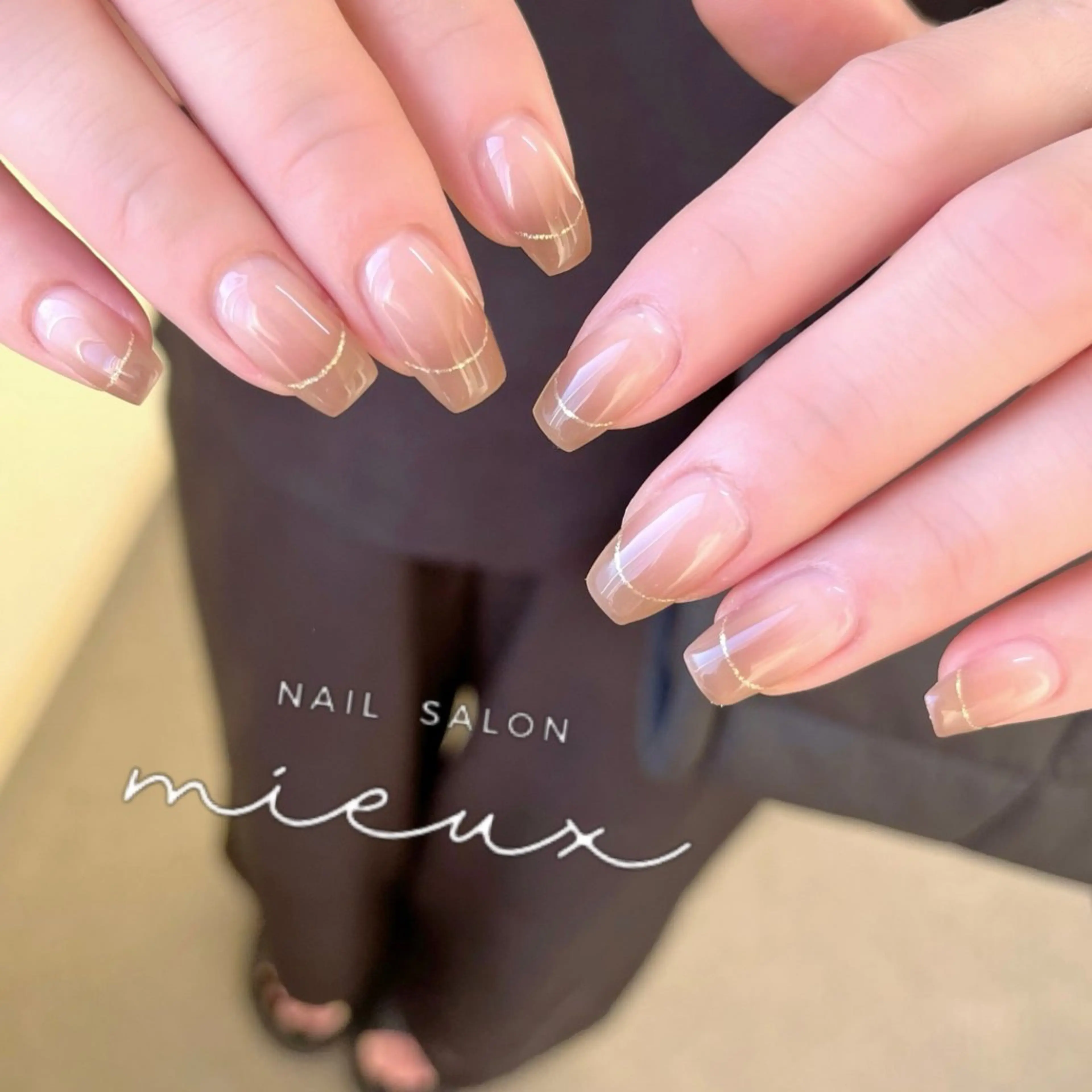 ネイル ラメ(グリッター) ハンドネイル nailsalon mieuxのネイルデザイン