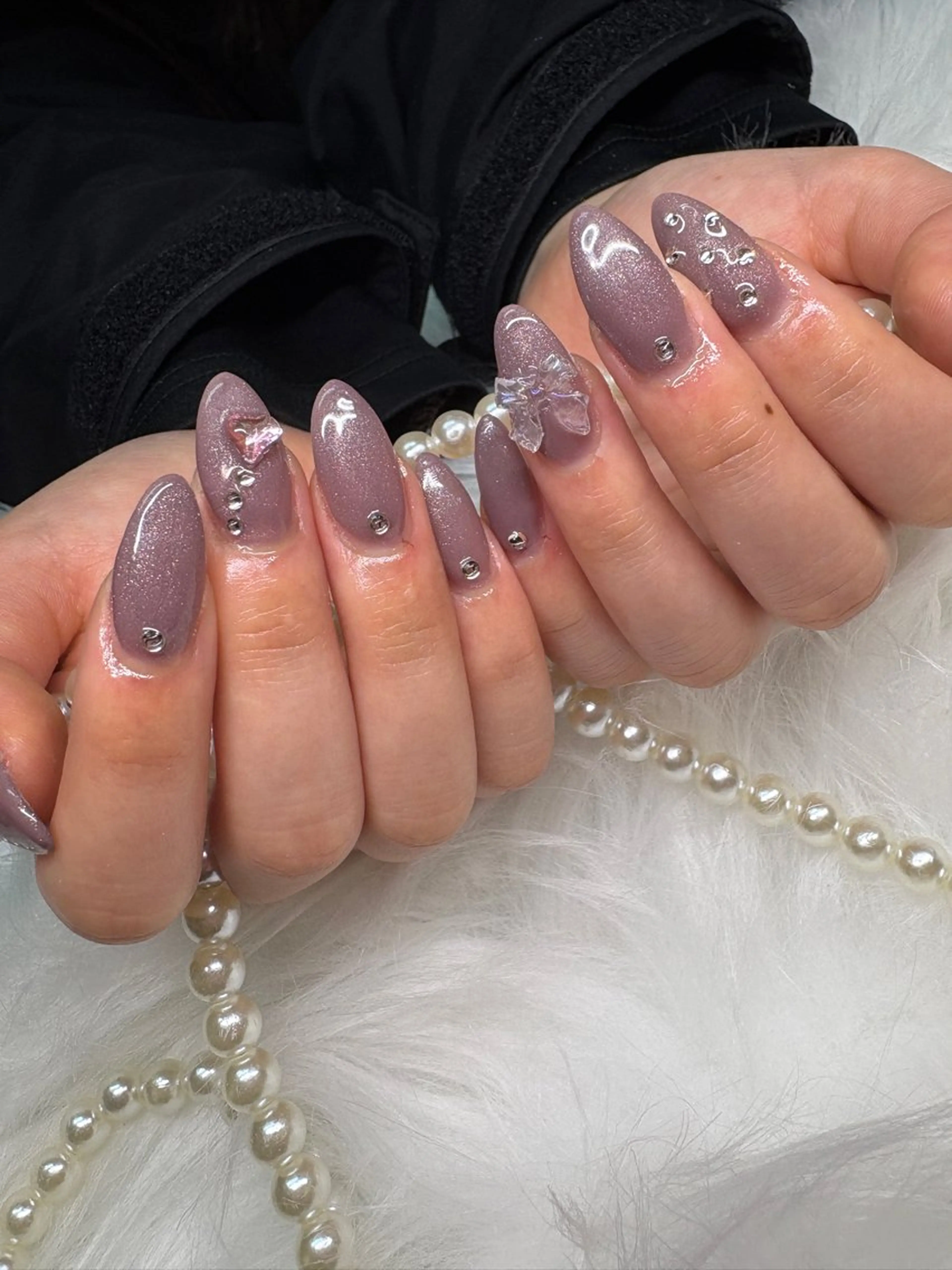 セミロング ハンドネイル ネイルサロン YUBIBIのネイルデザイン