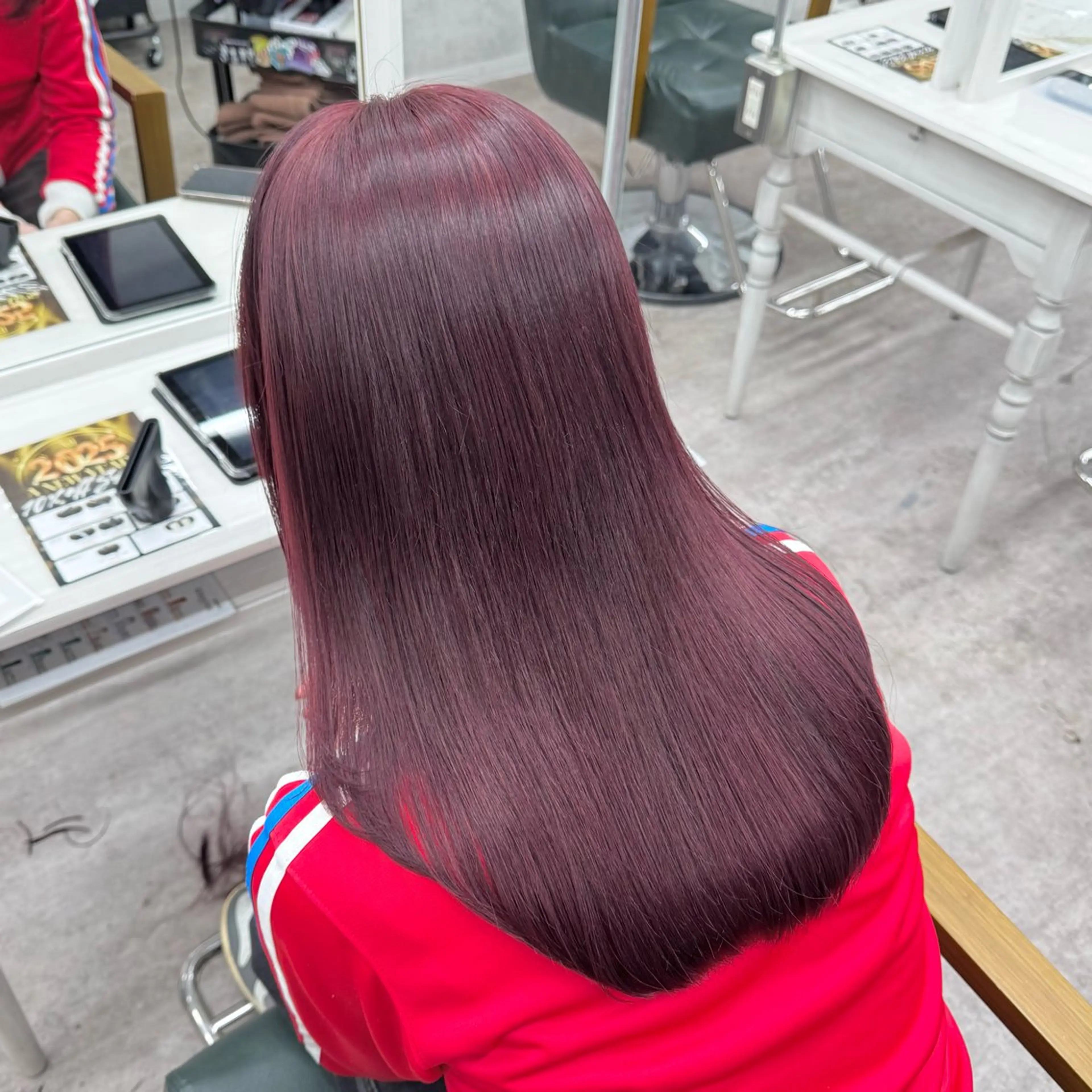 ロング カラー JUNSHIN🦋 ヘアセット／カラーのヘアスタイル