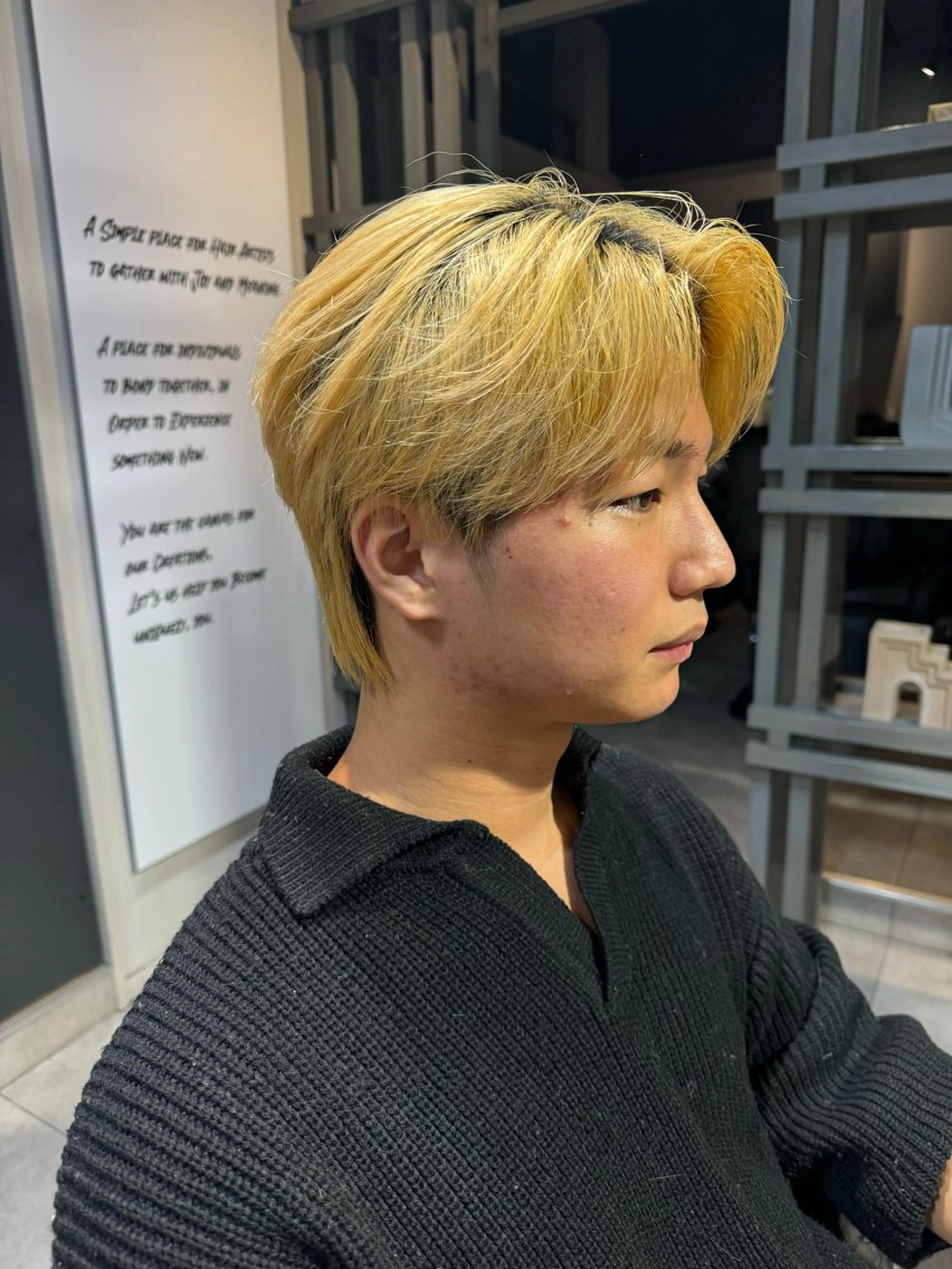 ミディアム メンズ メンズ韓国風 韓国風ヘア カット ヘッドスパ 似合う髪型が 分からない方へのヘアスタイル