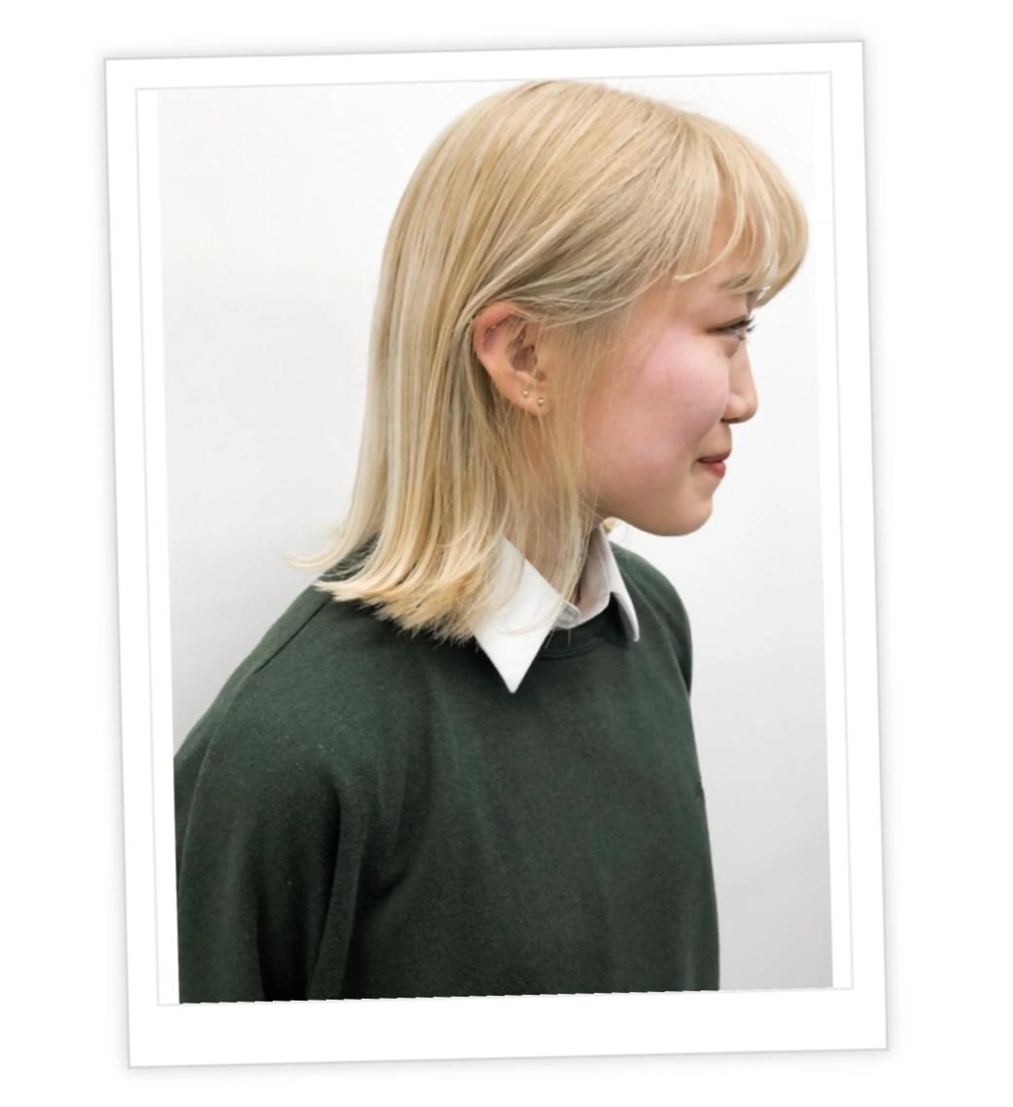 ミディアム カラー ヘアアレンジ Flamme Annaのヘアスタイル